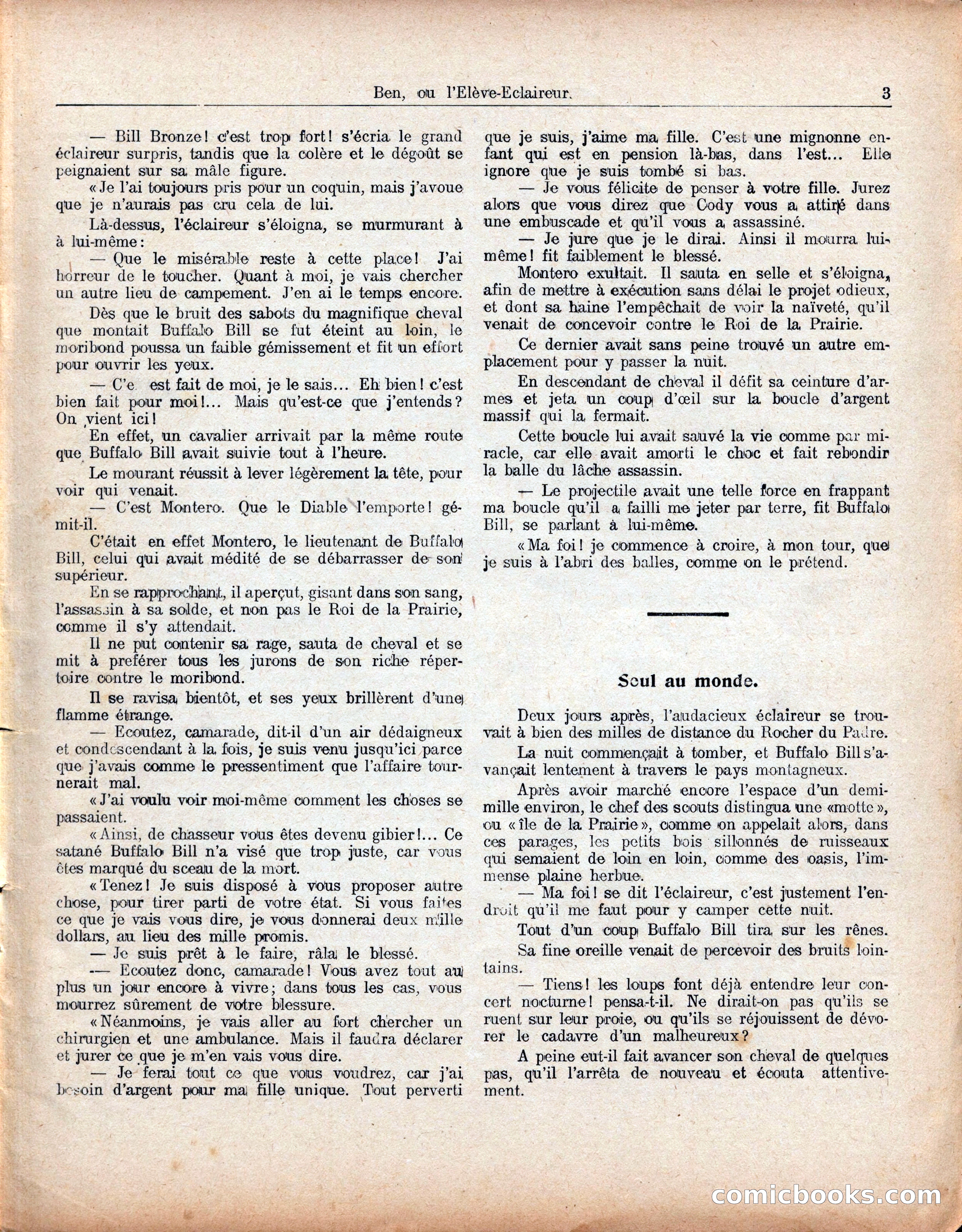 Buffalo Bill No. 52: Ben, ou l'Élève-Éclaireur — page 7 of 40