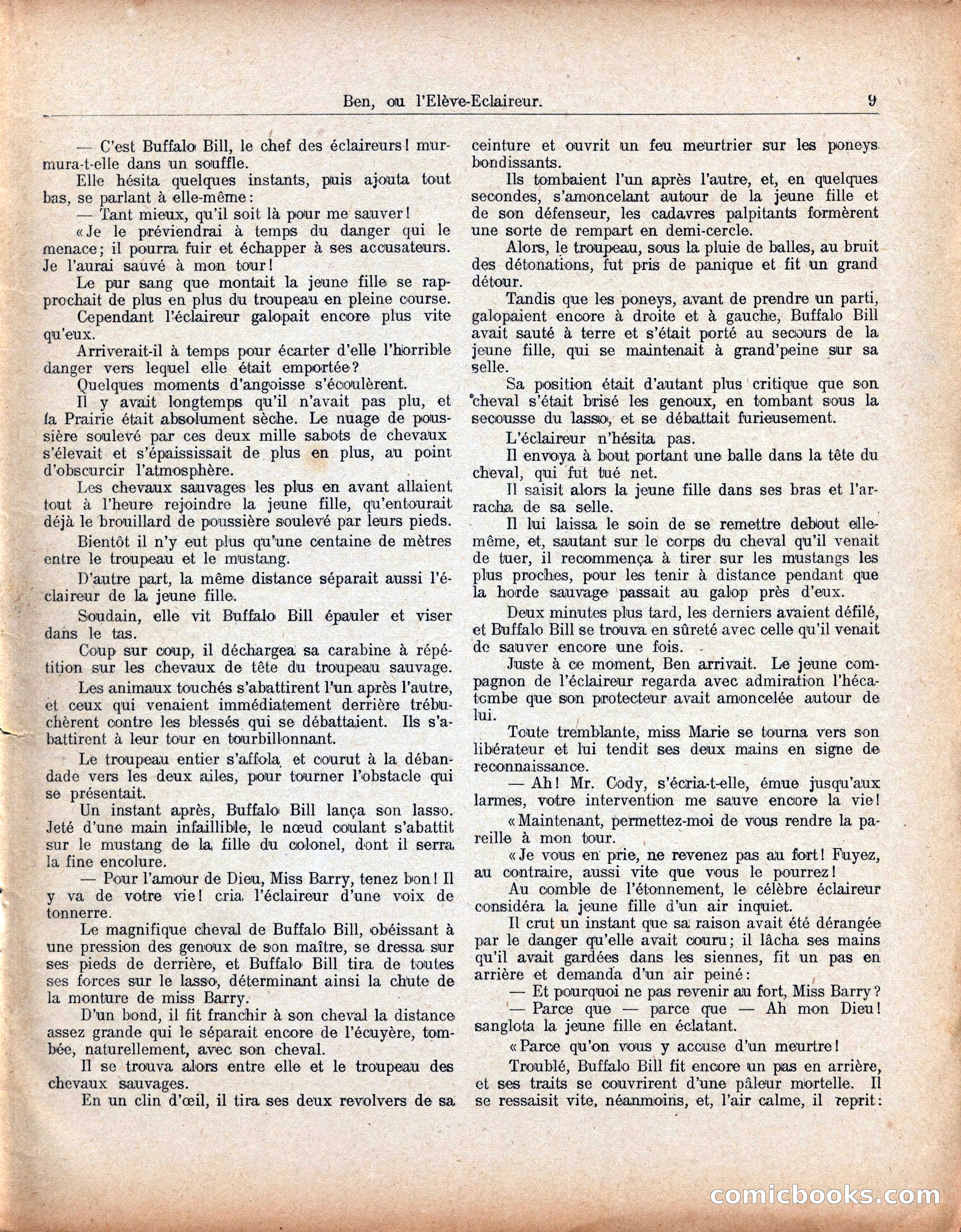 Buffalo Bill No. 52: Ben, ou l'Élève-Éclaireur — page 13 of 40
