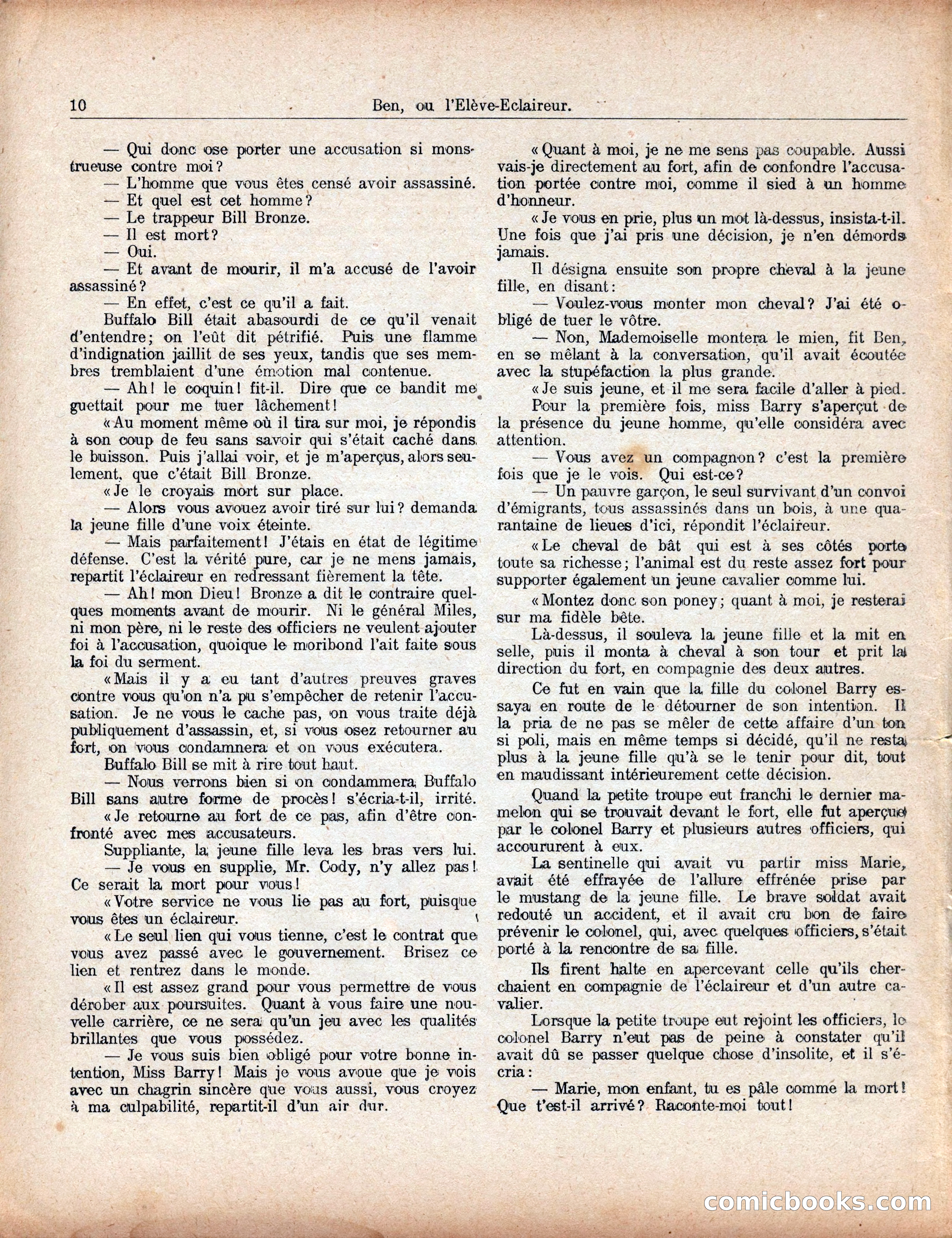 Buffalo Bill No. 52: Ben, ou l'Élève-Éclaireur — page 14 of 40