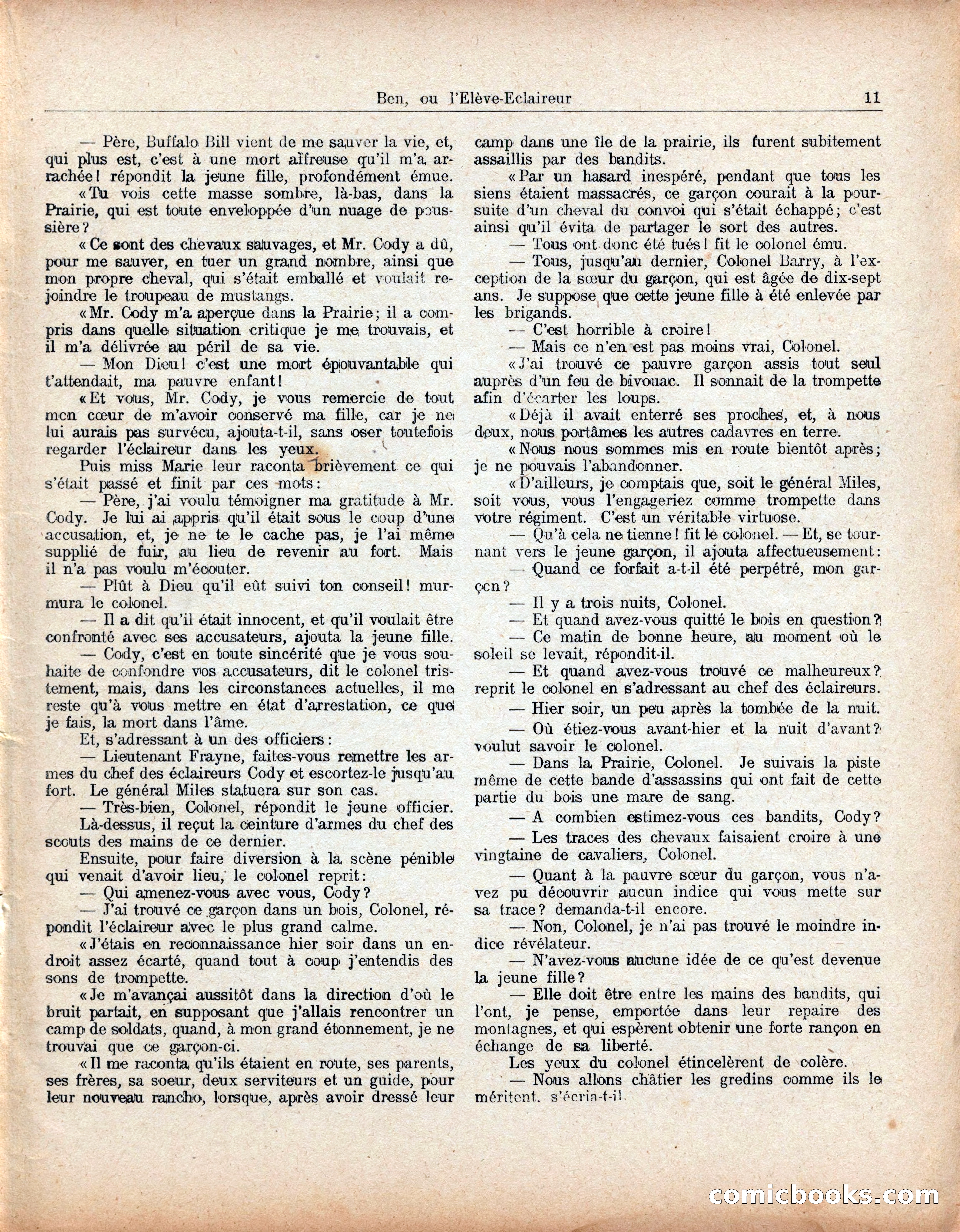 Buffalo Bill No. 52: Ben, ou l'Élève-Éclaireur — page 15 of 40