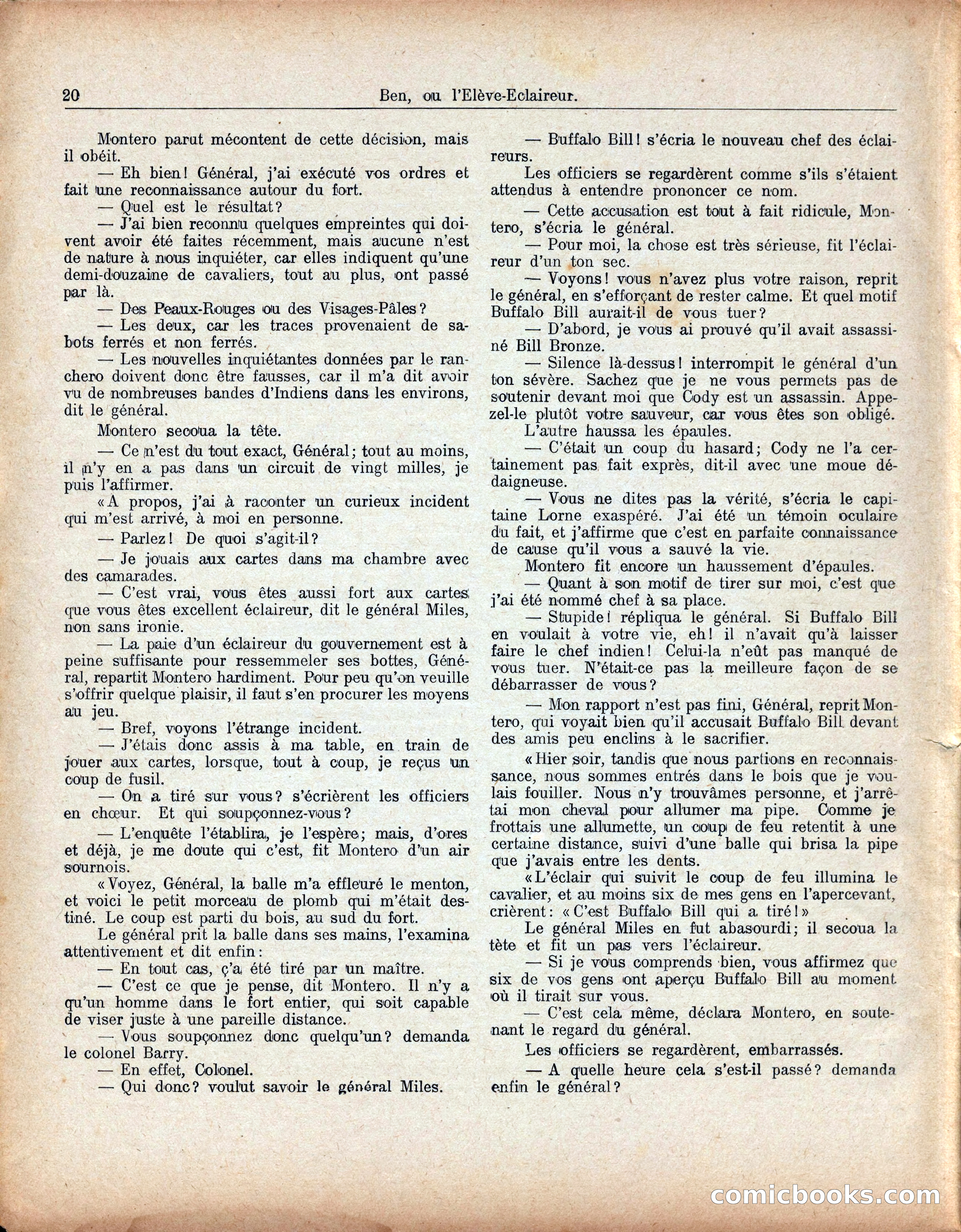 Buffalo Bill No. 52: Ben, ou l'Élève-Éclaireur — page 24 of 40