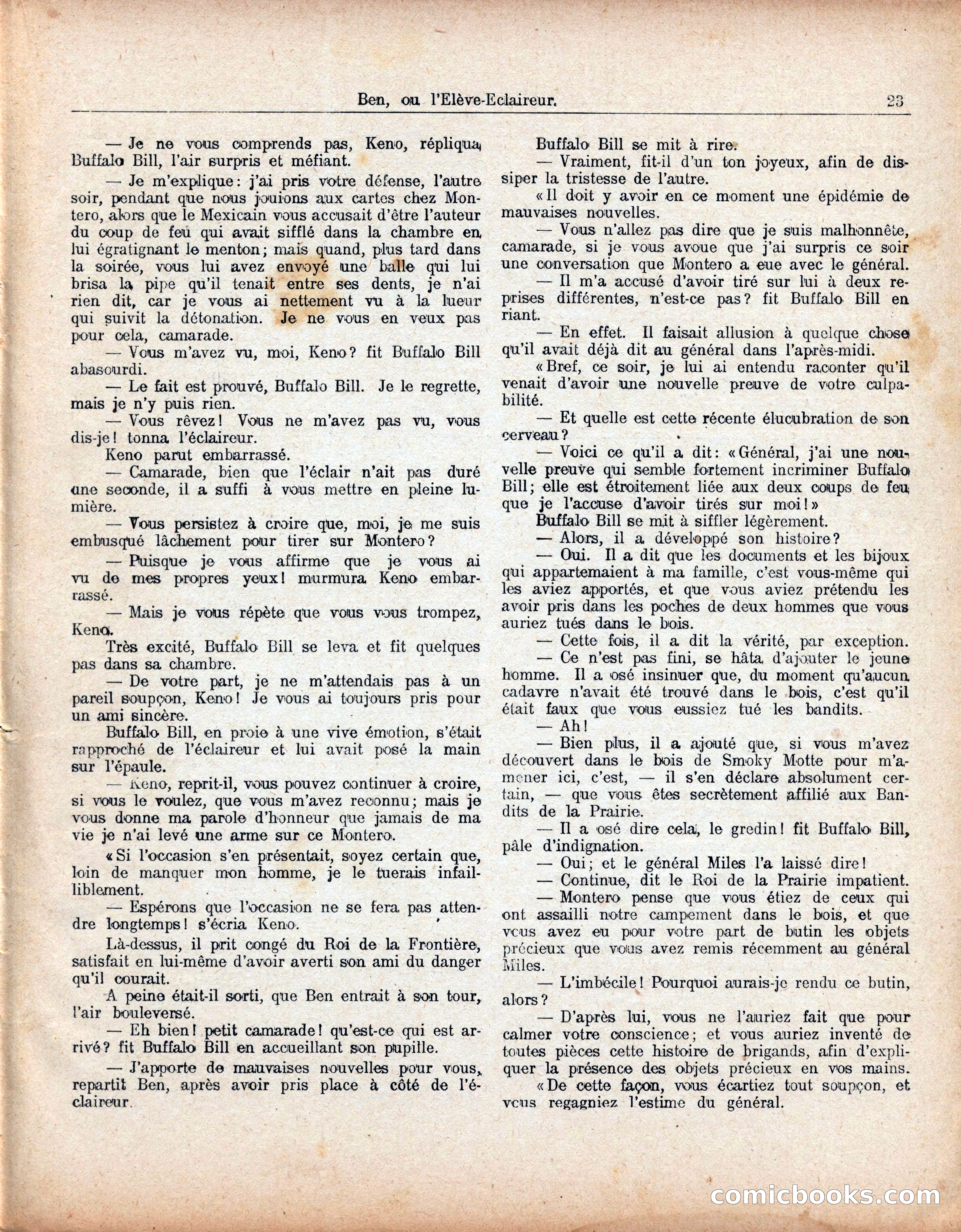 Buffalo Bill No. 52: Ben, ou l'Élève-Éclaireur — page 27 of 40