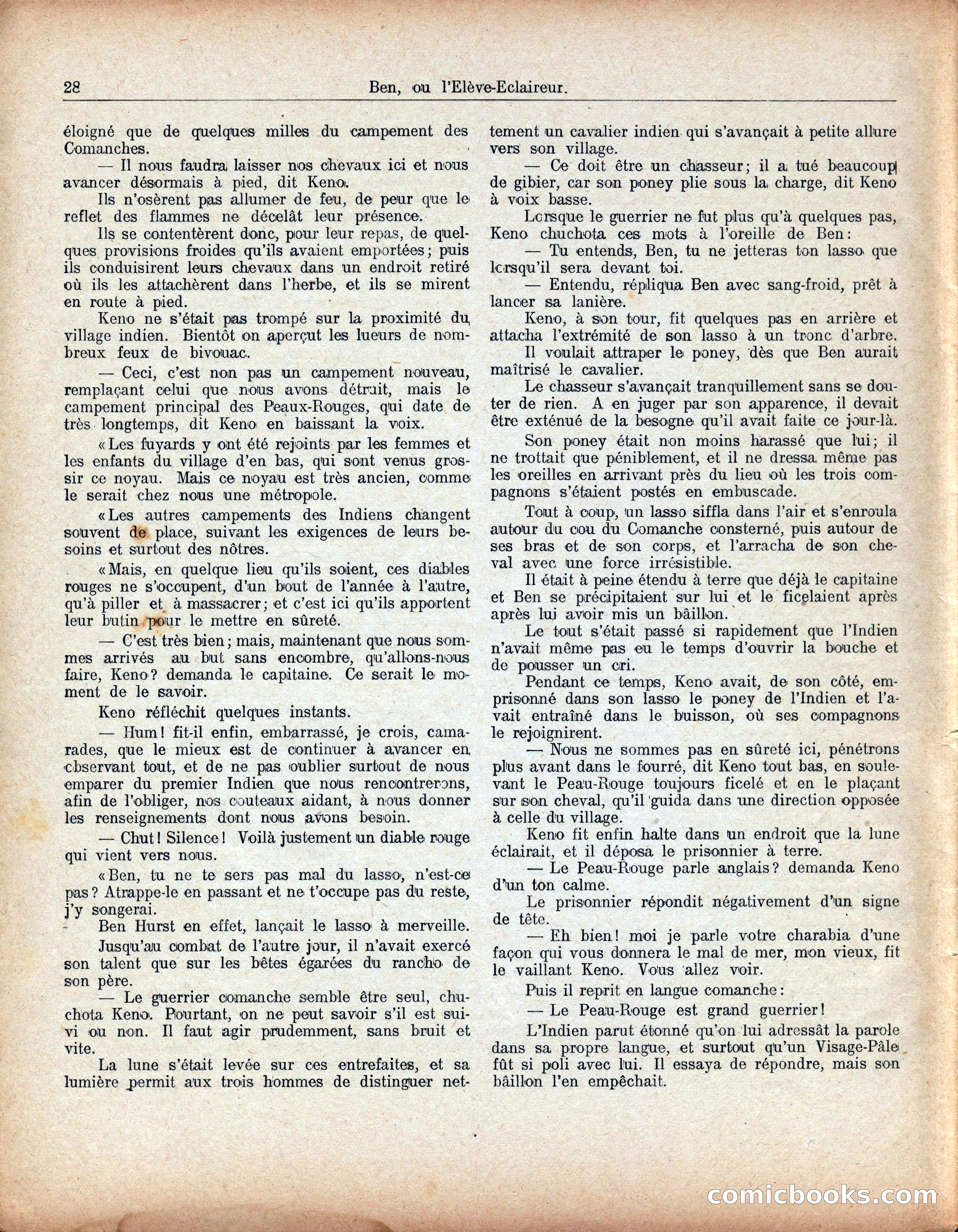 Buffalo Bill No. 52: Ben, ou l'Élève-Éclaireur — page 32 of 40