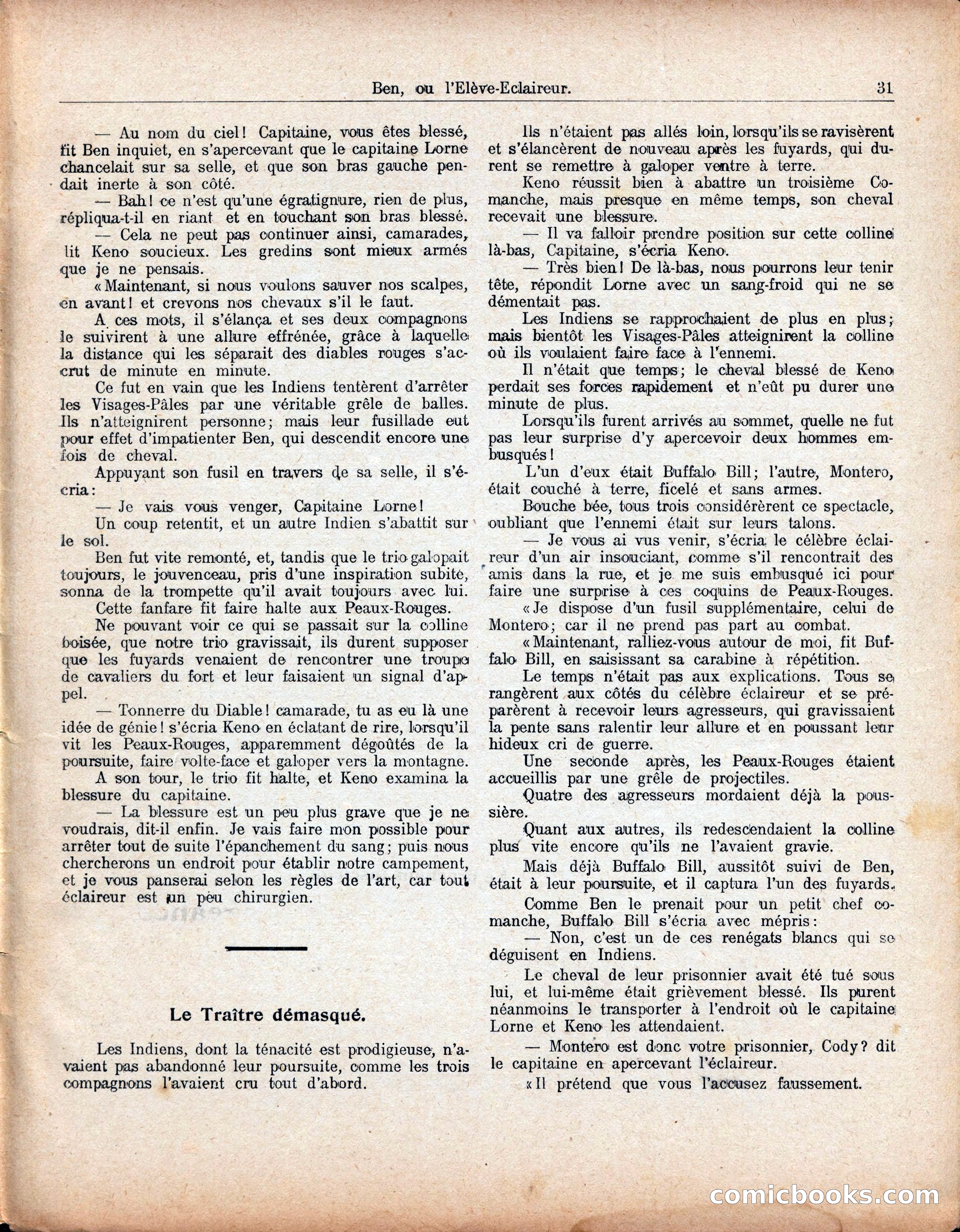 Buffalo Bill No. 52: Ben, ou l'Élève-Éclaireur — page 35 of 40
