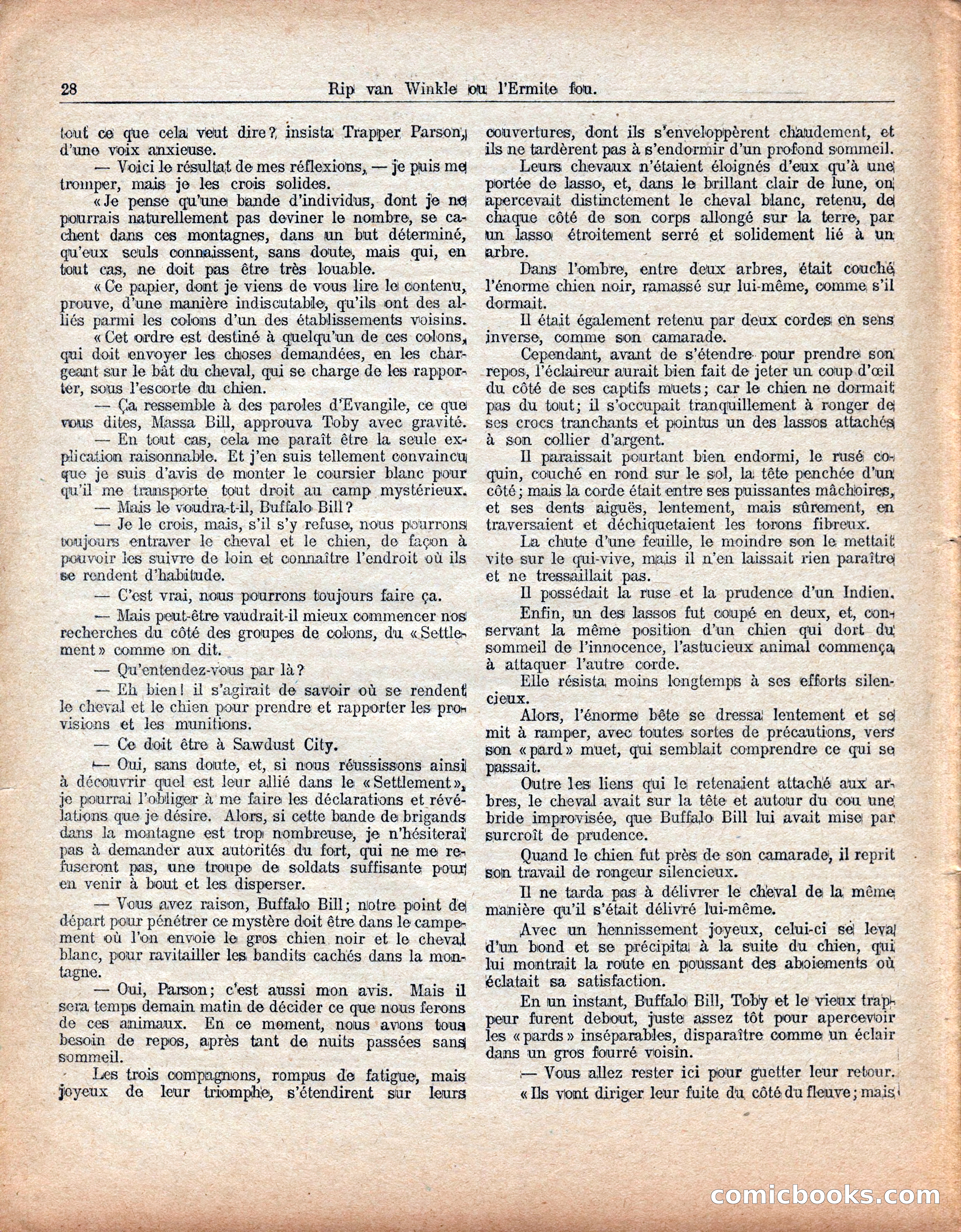 Buffalo Bill and the Mad Hermit: Finding a Lost Trail — page 32 of 40