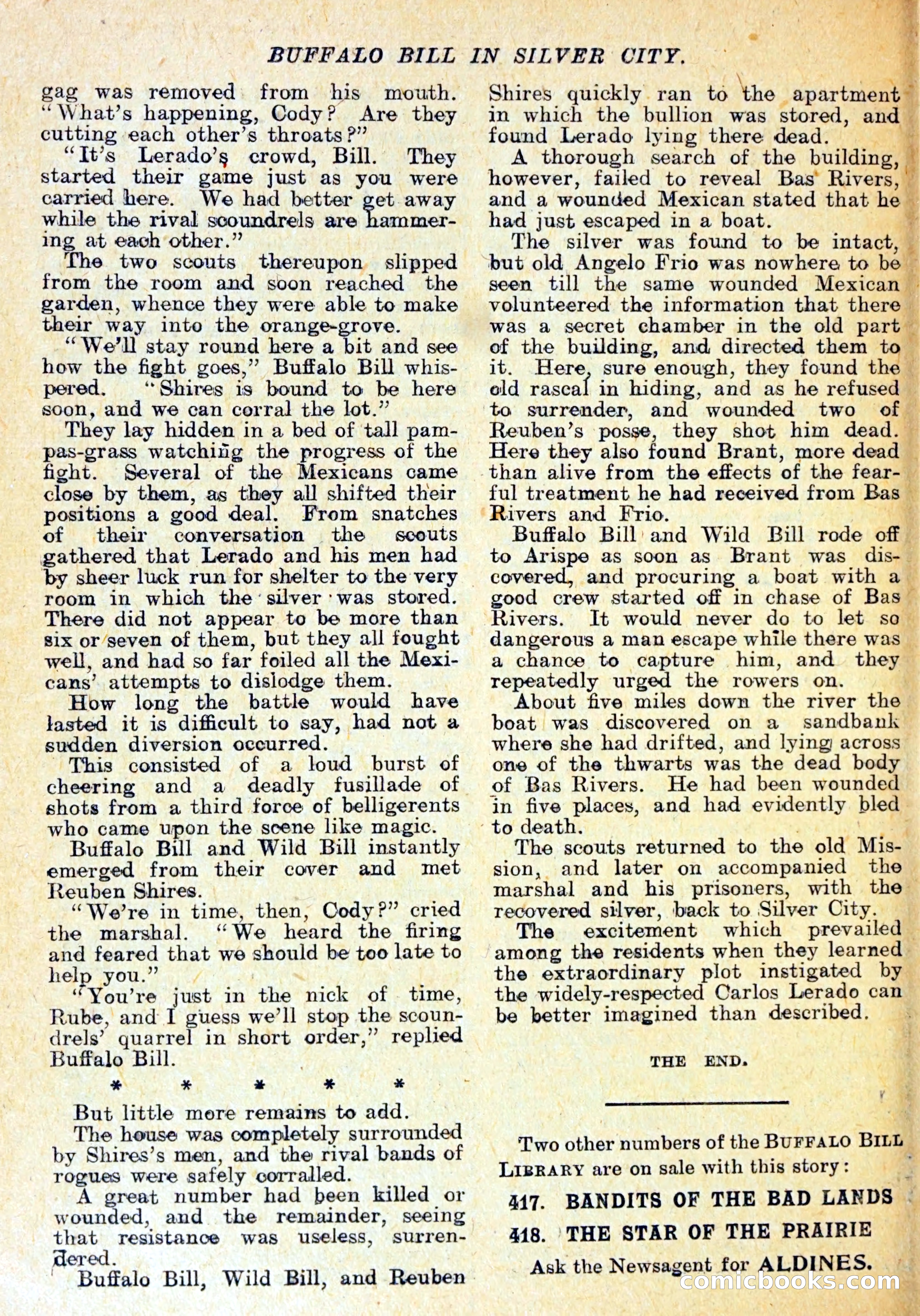 Buffalo Bill in Silver City — page 27 of 29