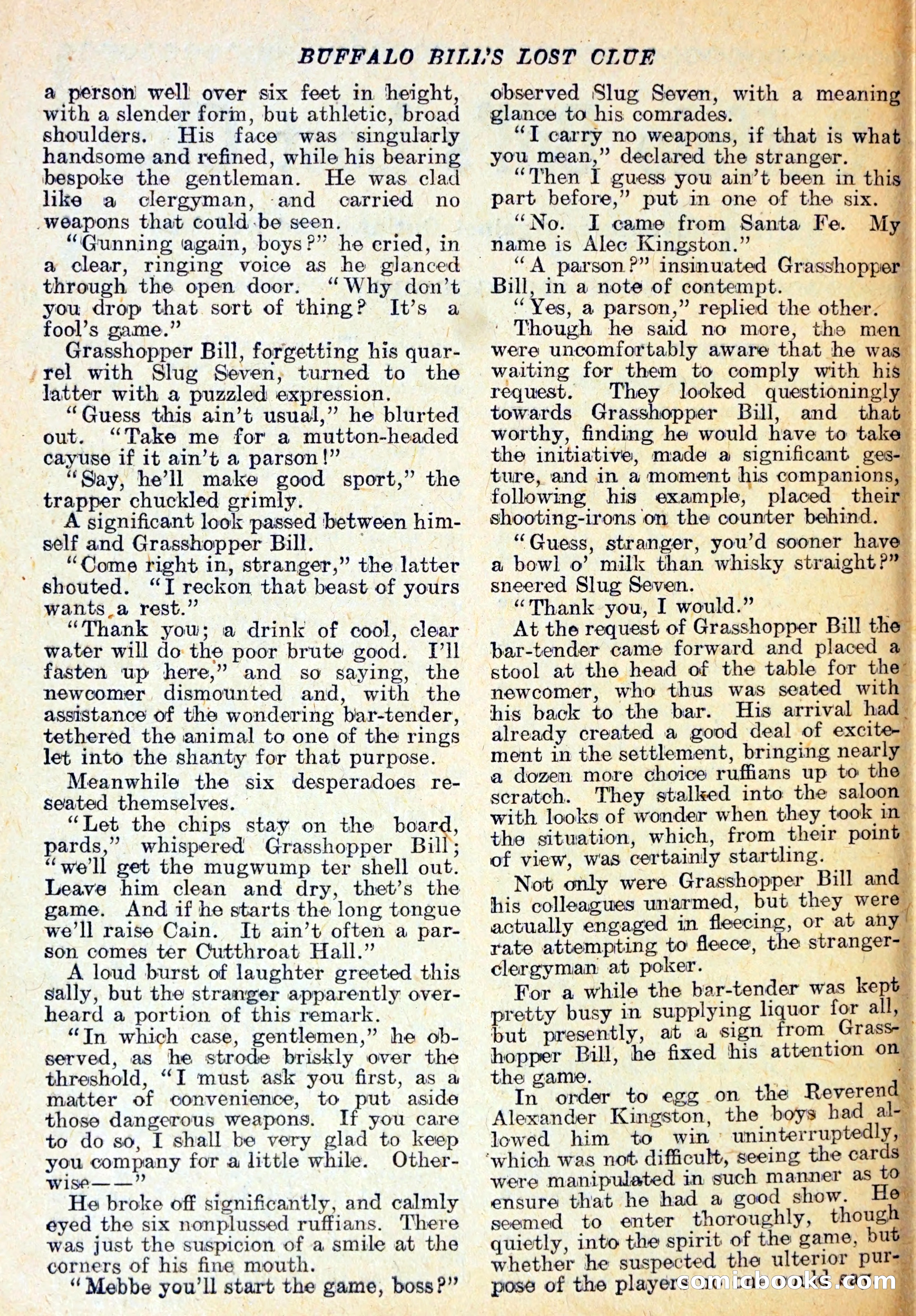 Buffalo Bill's Lost Clue — page 5 of 29