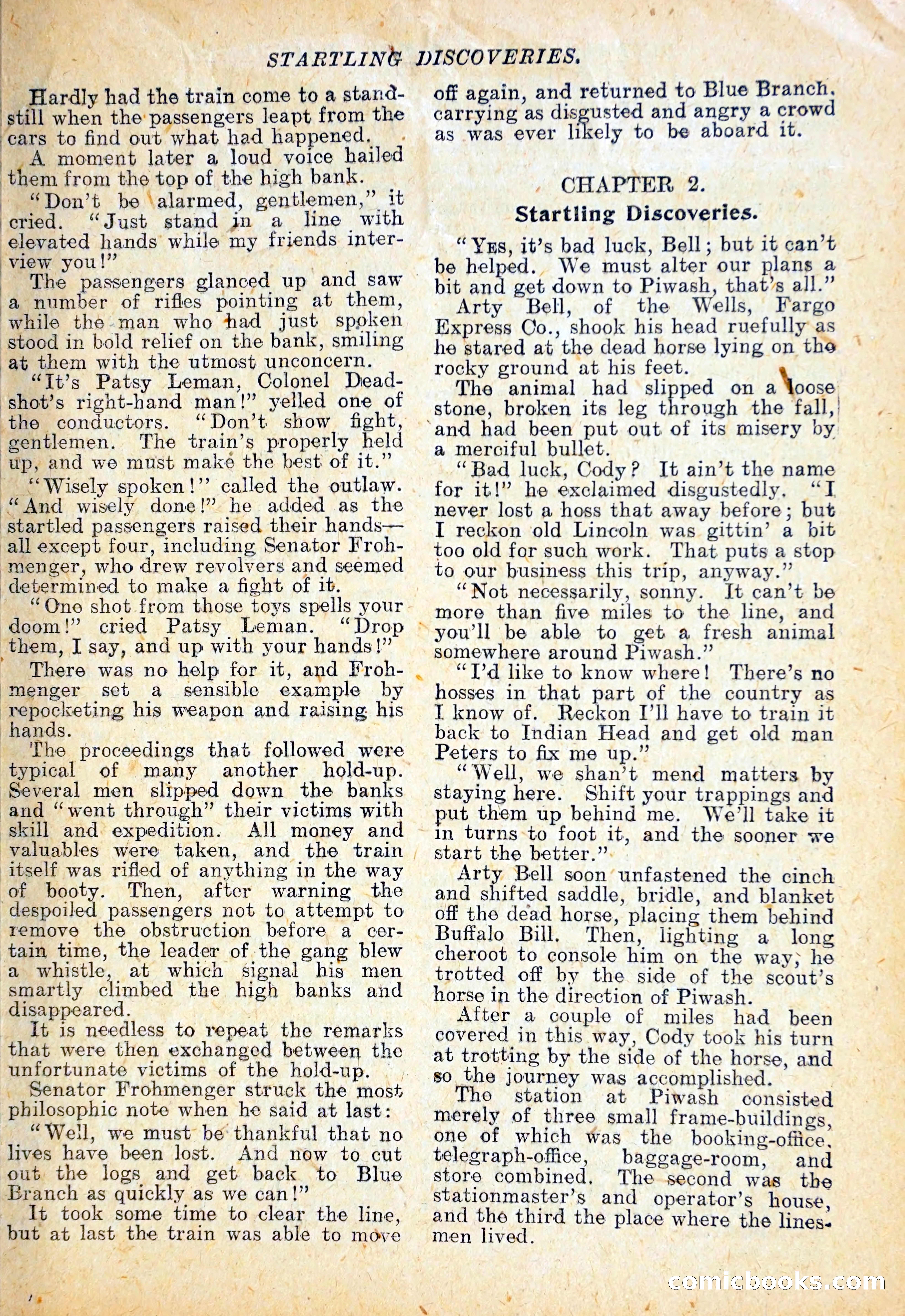 Buffalo Bill and the Train-Jumpers — page 6 of 29