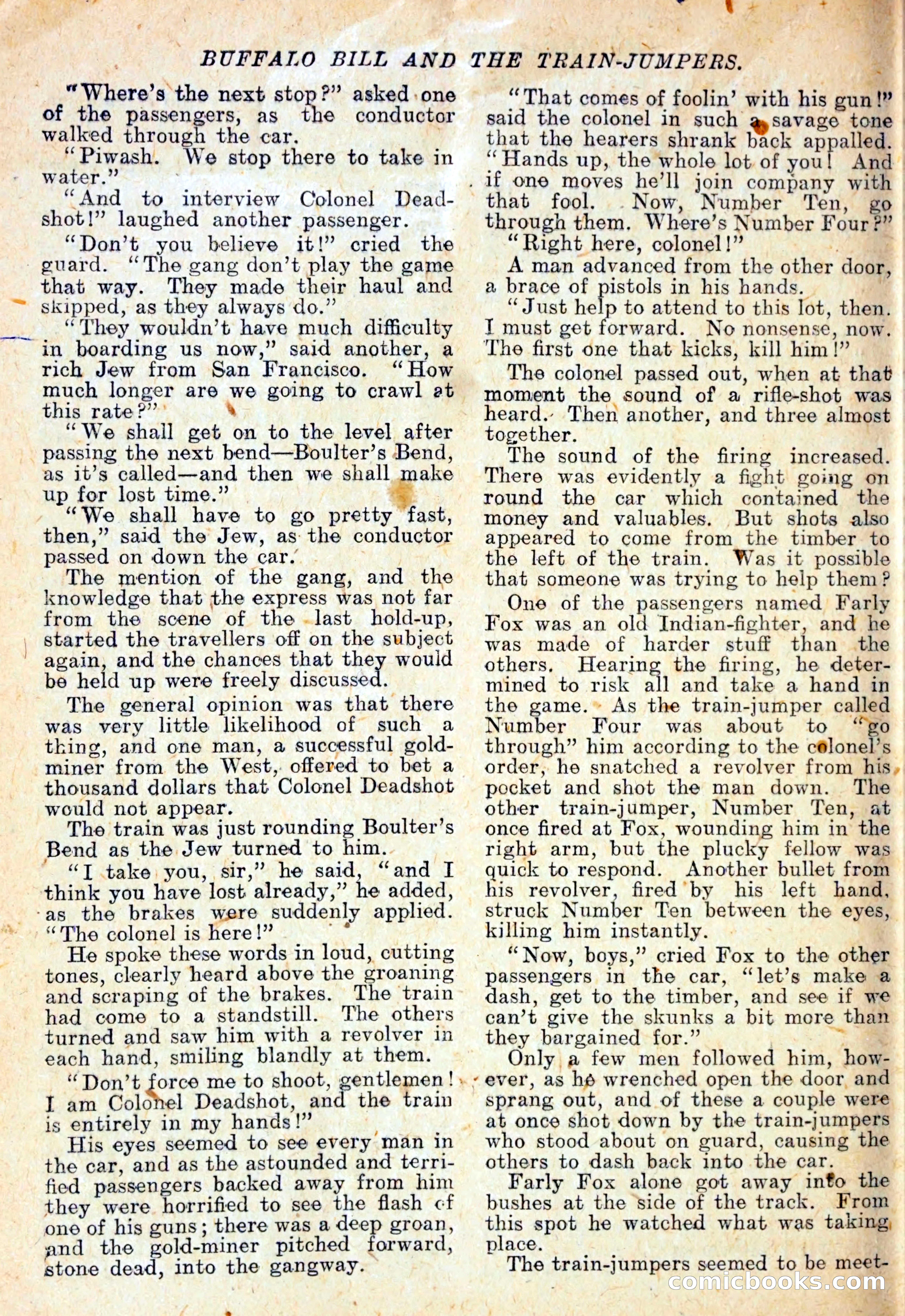 Buffalo Bill and the Train-Jumpers — page 25 of 29