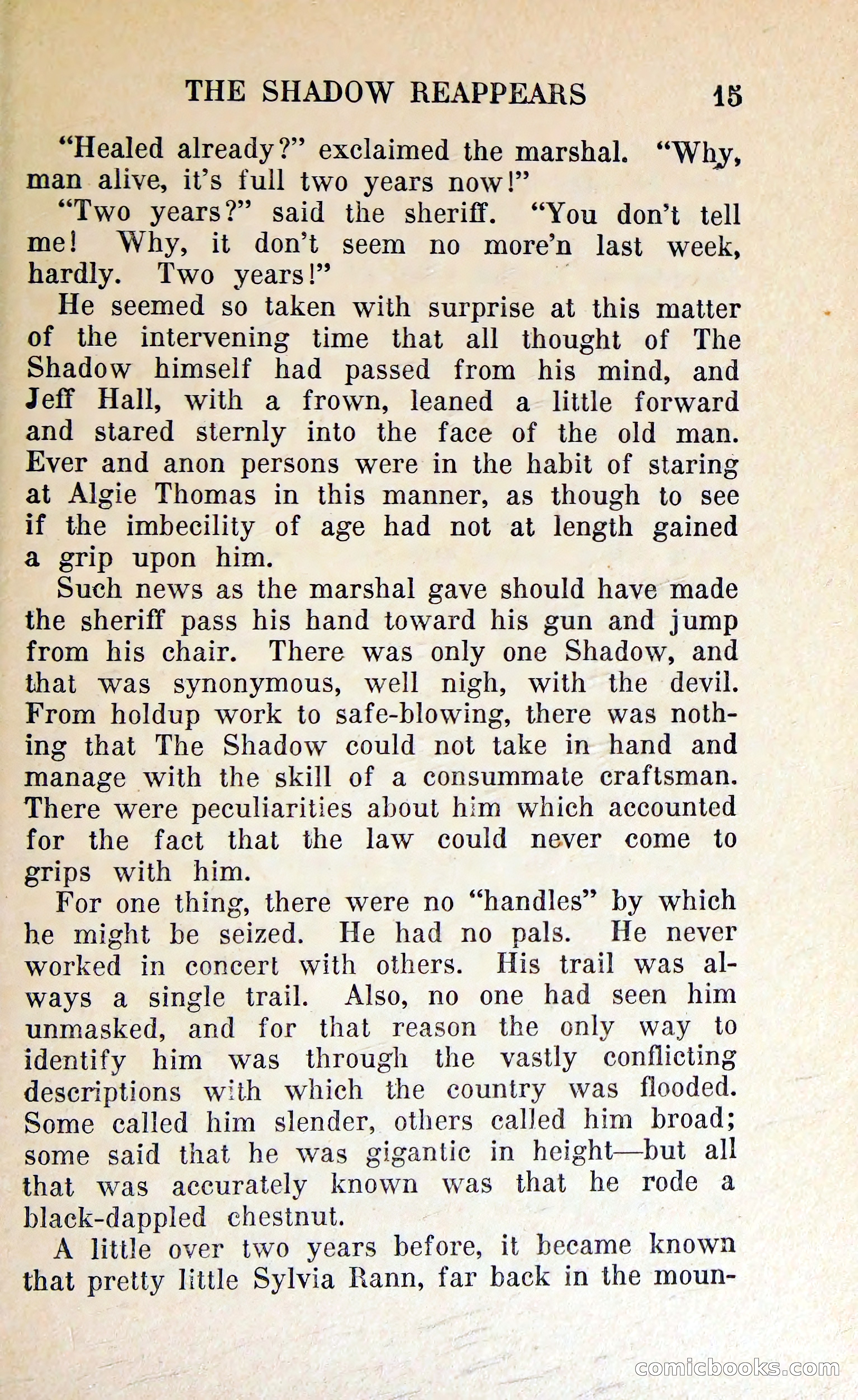 The Shadow of Silver Tip — page 18 of 329