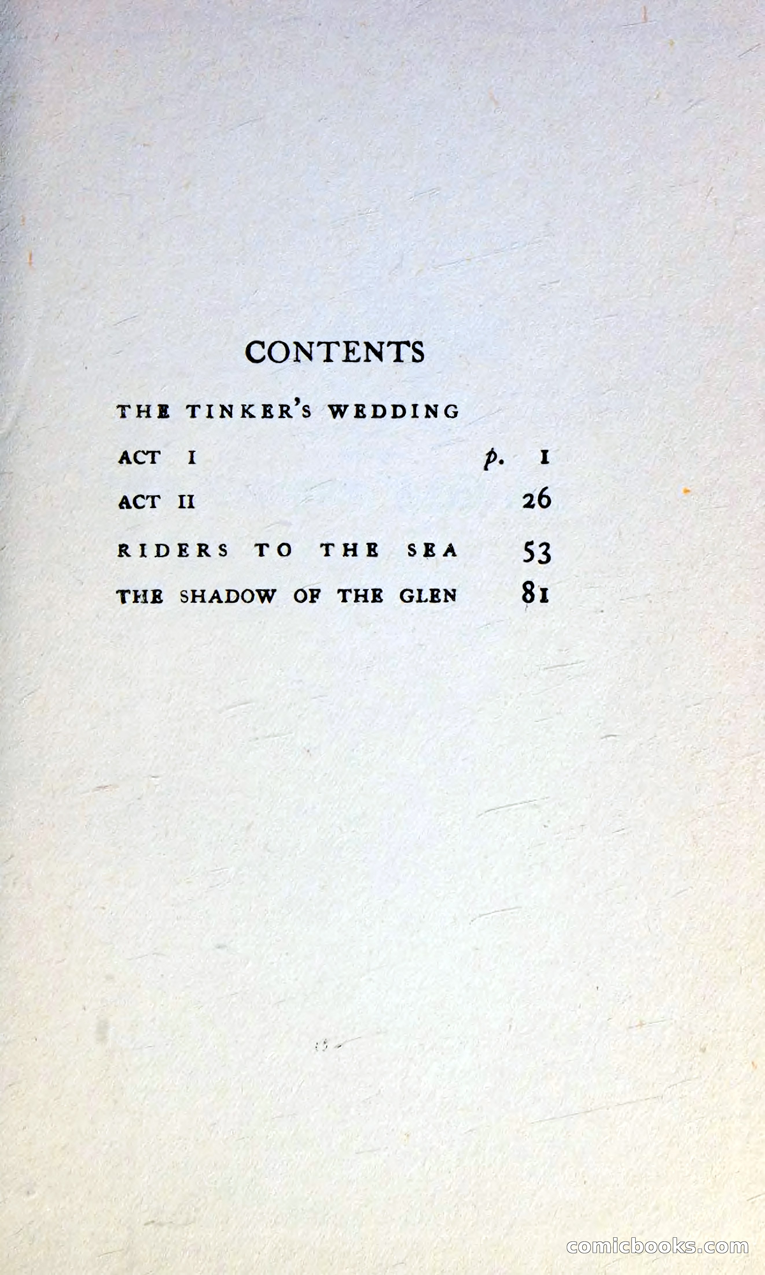 The Tinker's Wedding / Riders to the Sea / The Shadow of the Glen — page 10 of 148