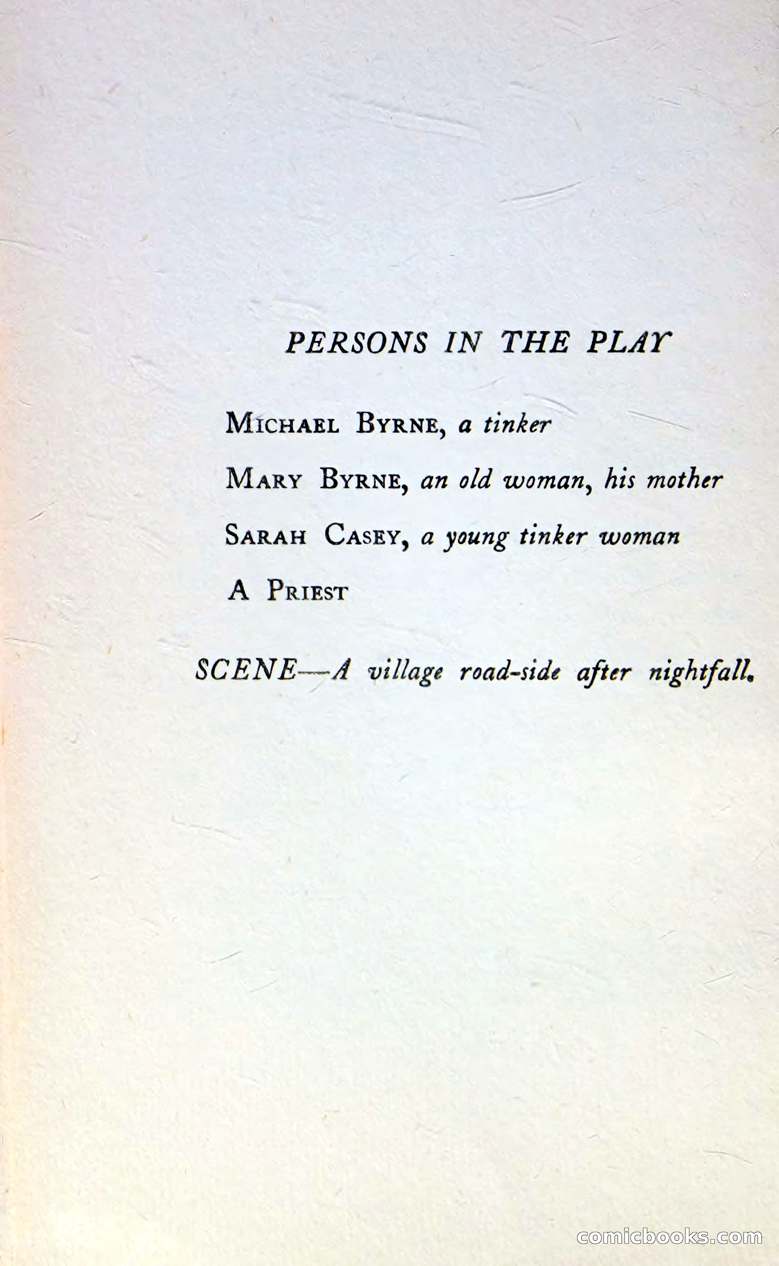 The Tinker's Wedding / Riders to the Sea / The Shadow of the Glen — page 17 of 148