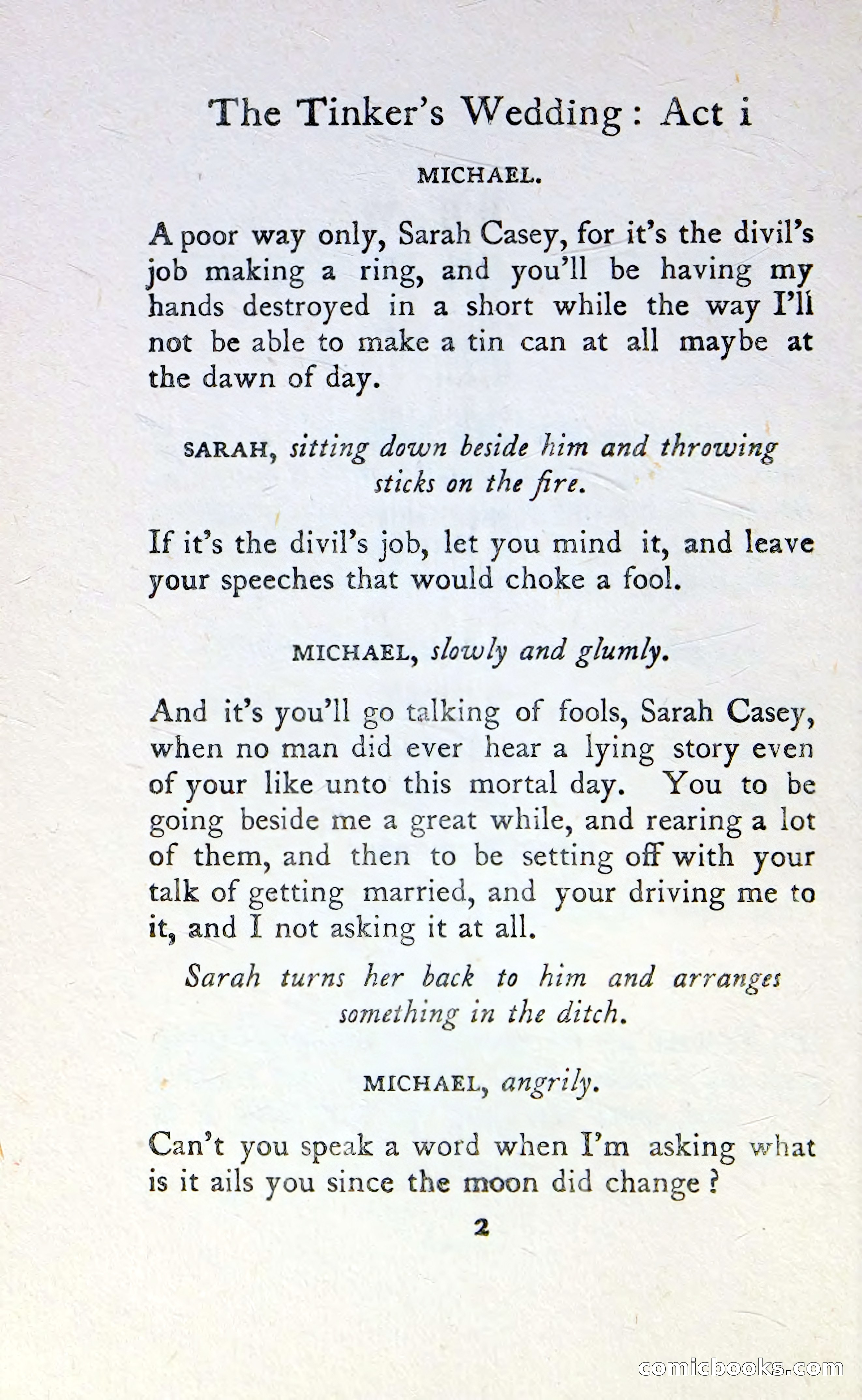 The Tinker's Wedding / Riders to the Sea / The Shadow of the Glen — page 19 of 148