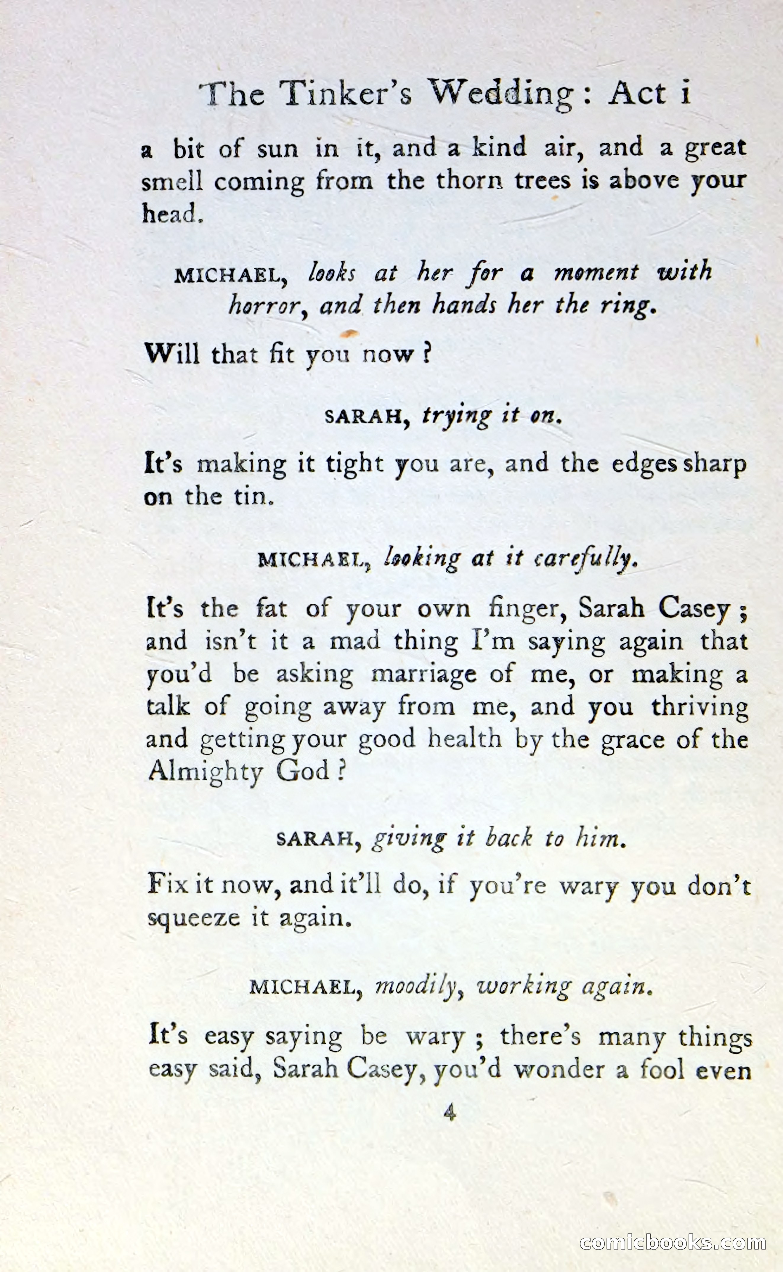 The Tinker's Wedding / Riders to the Sea / The Shadow of the Glen — page 21 of 148