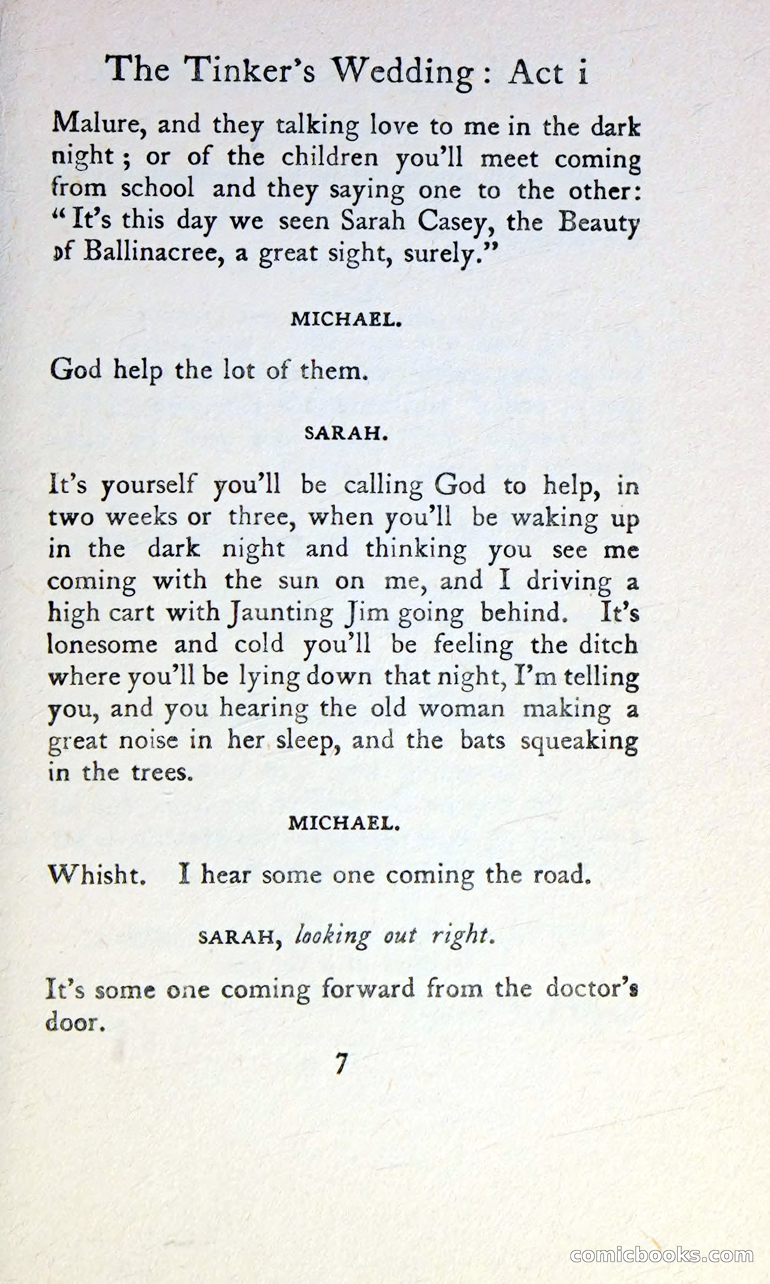 The Tinker's Wedding / Riders to the Sea / The Shadow of the Glen — page 24 of 148