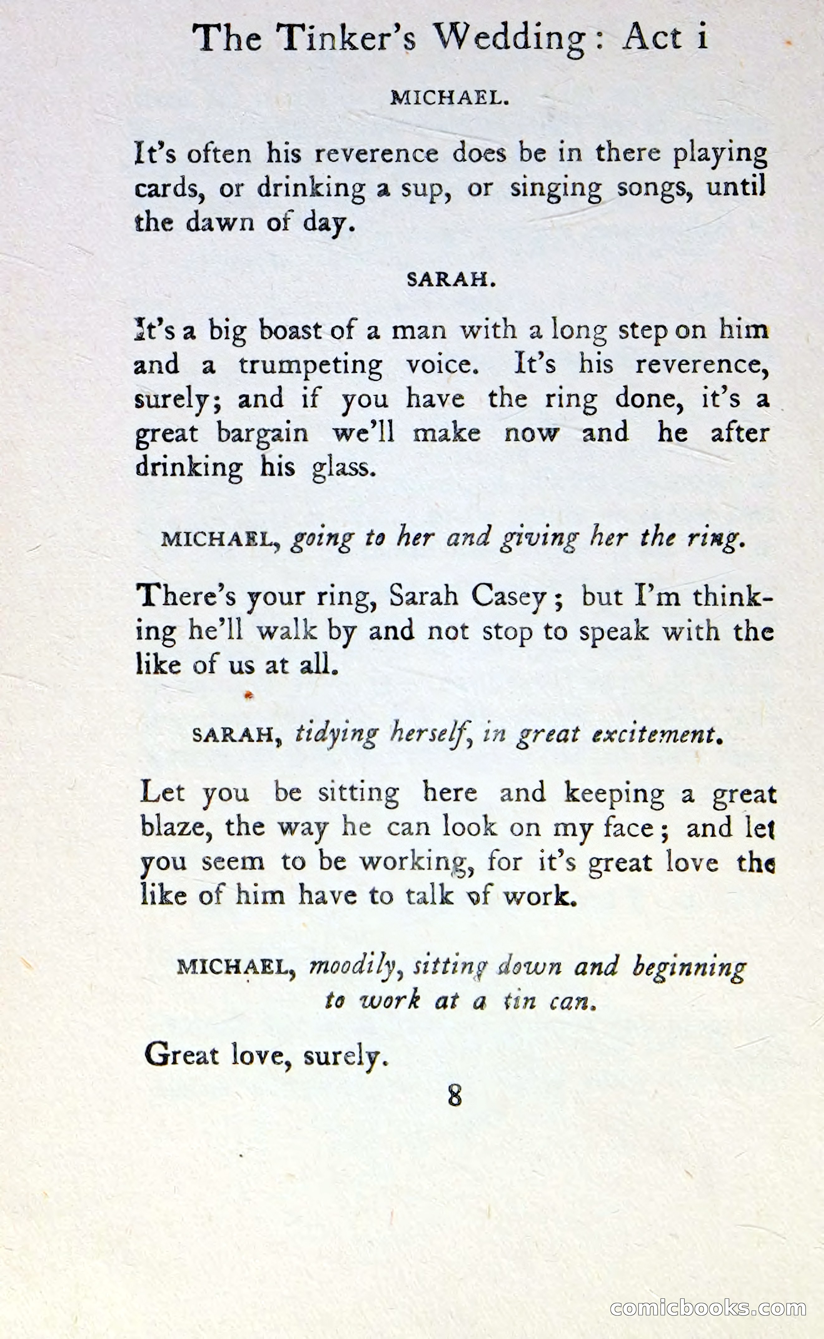 The Tinker's Wedding / Riders to the Sea / The Shadow of the Glen — page 25 of 148