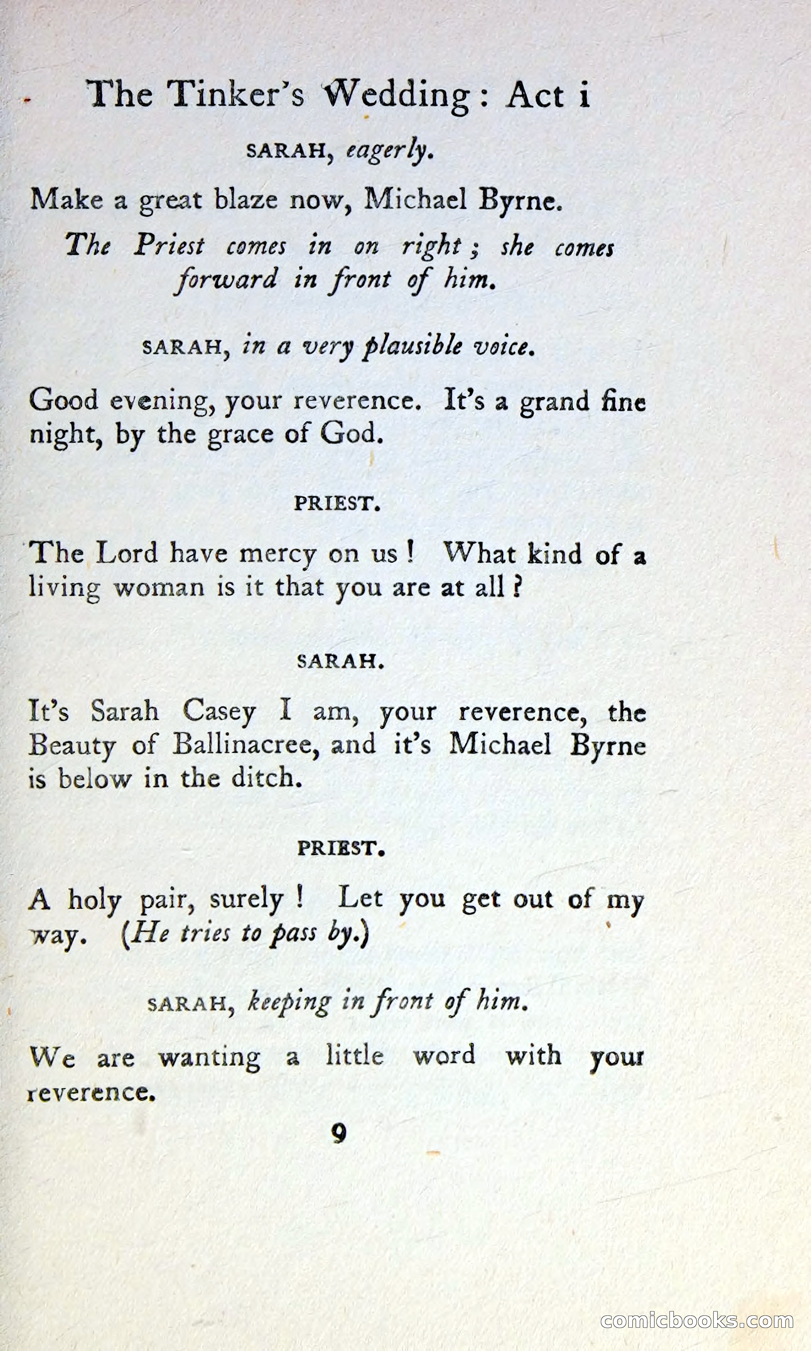 The Tinker's Wedding / Riders to the Sea / The Shadow of the Glen — page 26 of 148