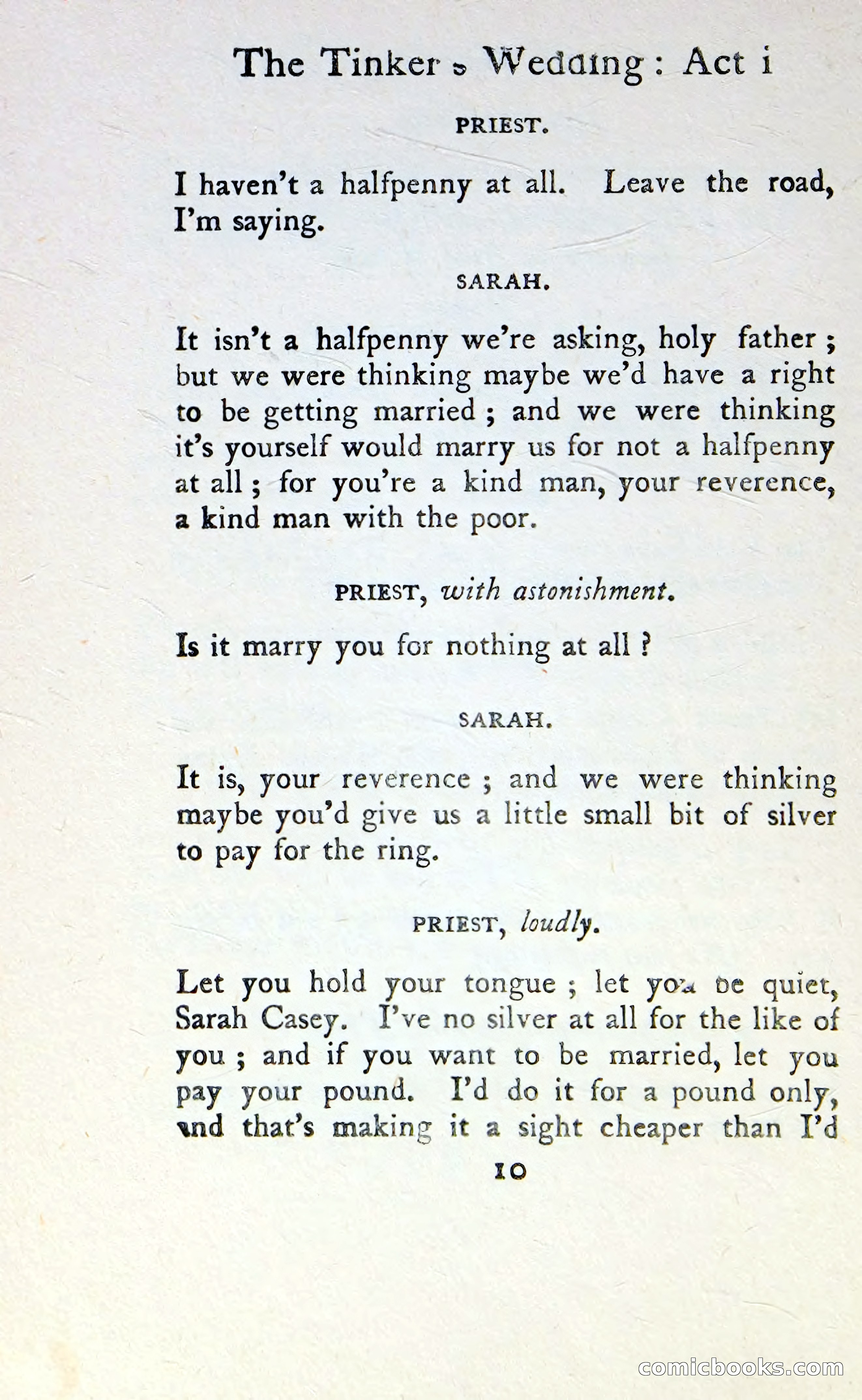 The Tinker's Wedding / Riders to the Sea / The Shadow of the Glen — page 27 of 148