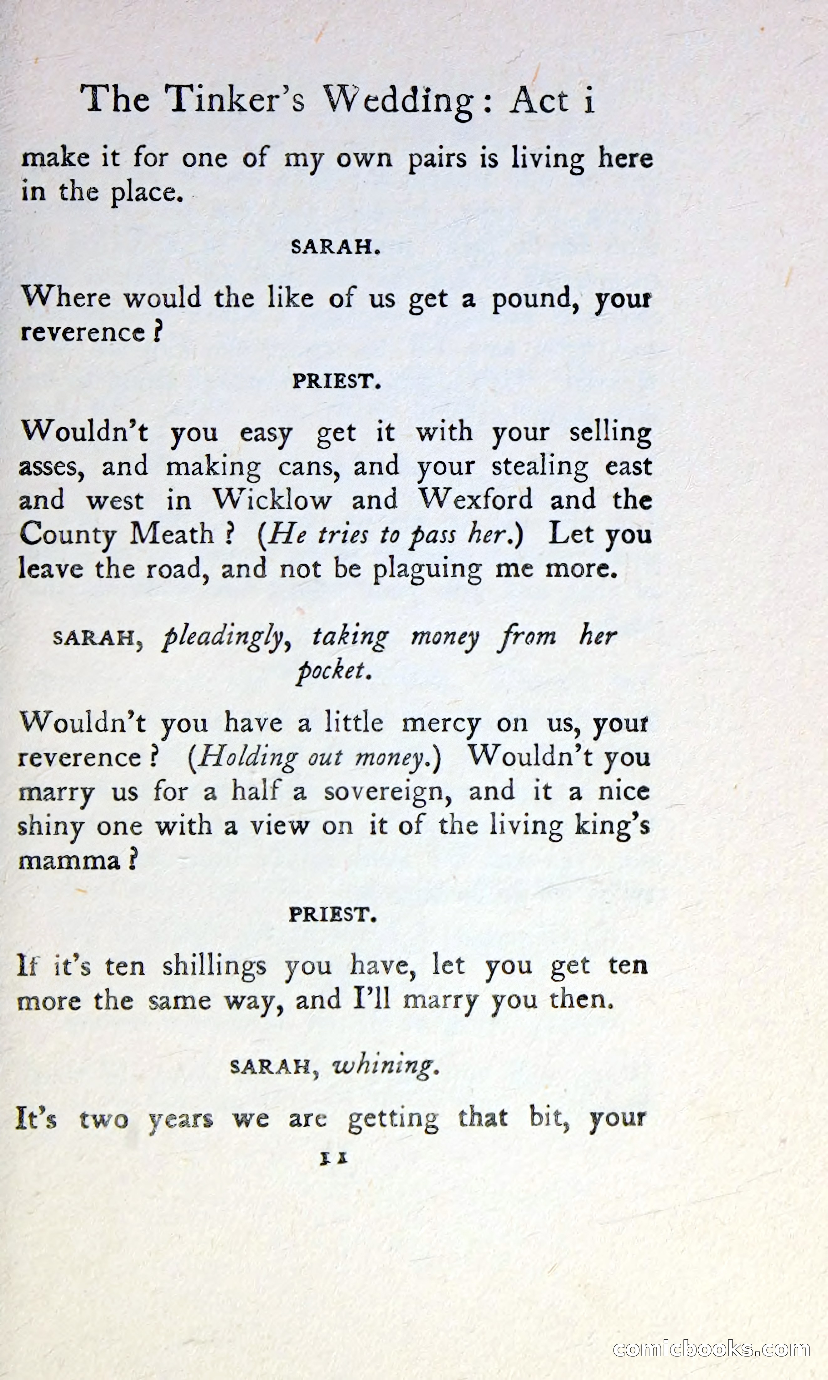The Tinker's Wedding / Riders to the Sea / The Shadow of the Glen — page 28 of 148