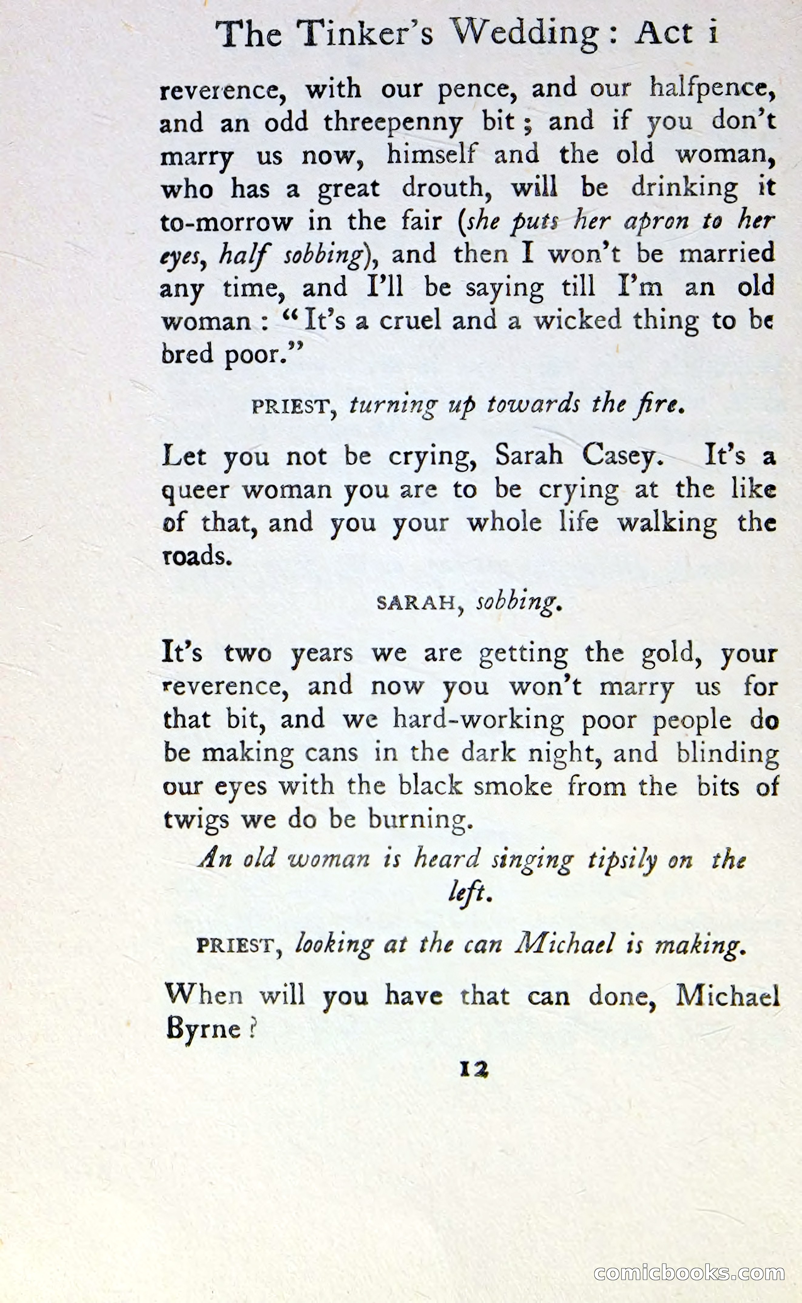The Tinker's Wedding / Riders to the Sea / The Shadow of the Glen — page 29 of 148