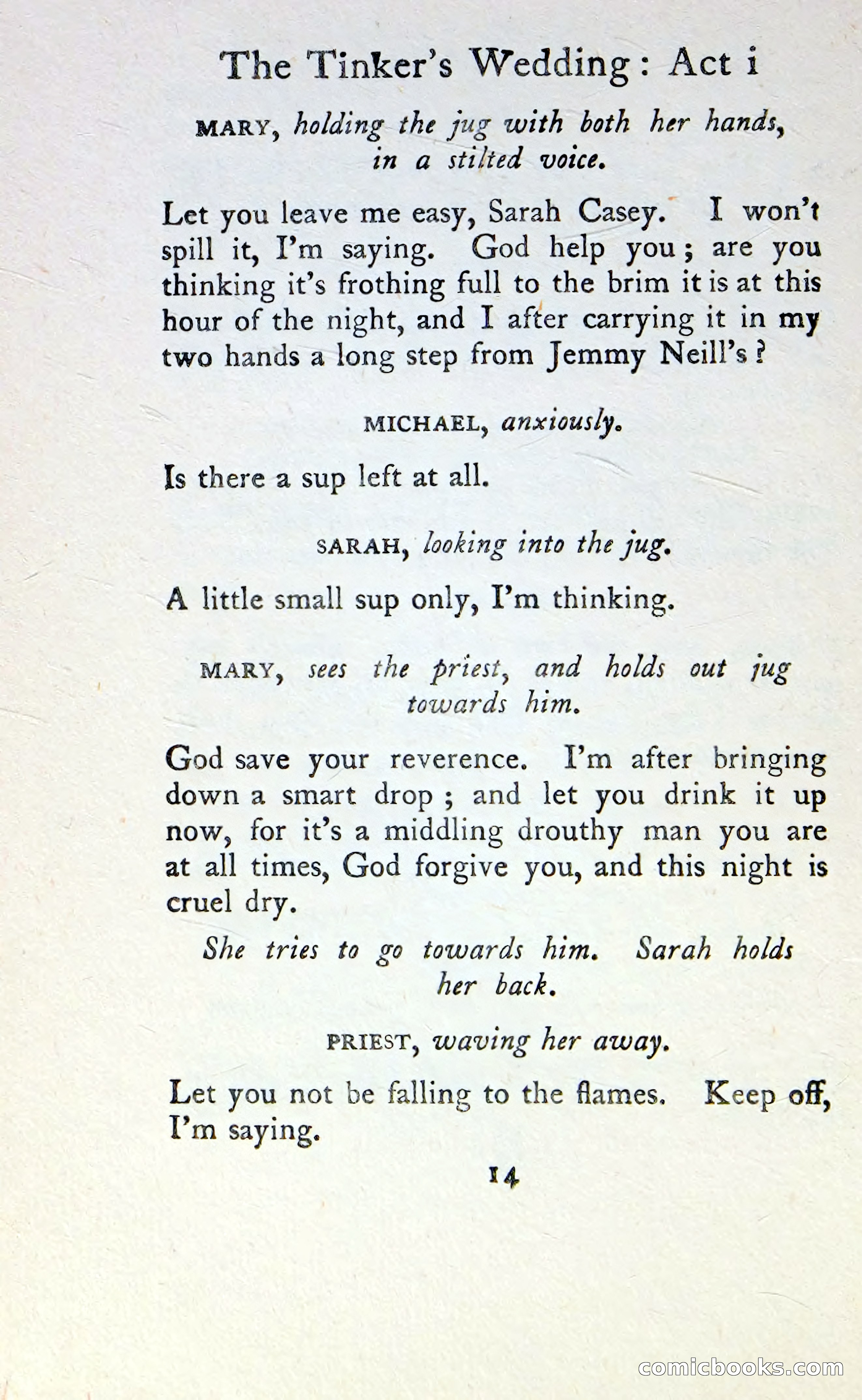 The Tinker's Wedding / Riders to the Sea / The Shadow of the Glen — page 31 of 148