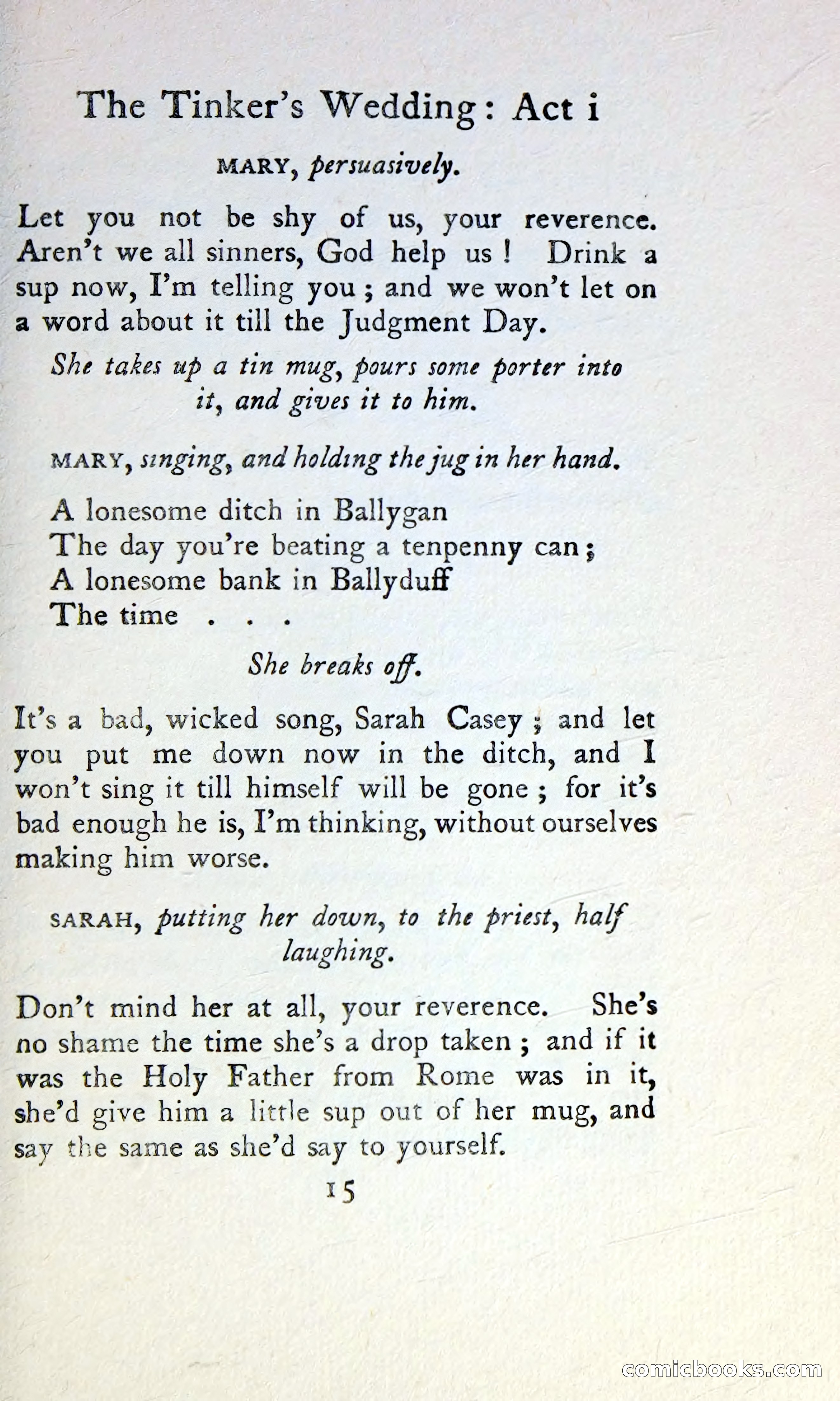 The Tinker's Wedding / Riders to the Sea / The Shadow of the Glen — page 32 of 148