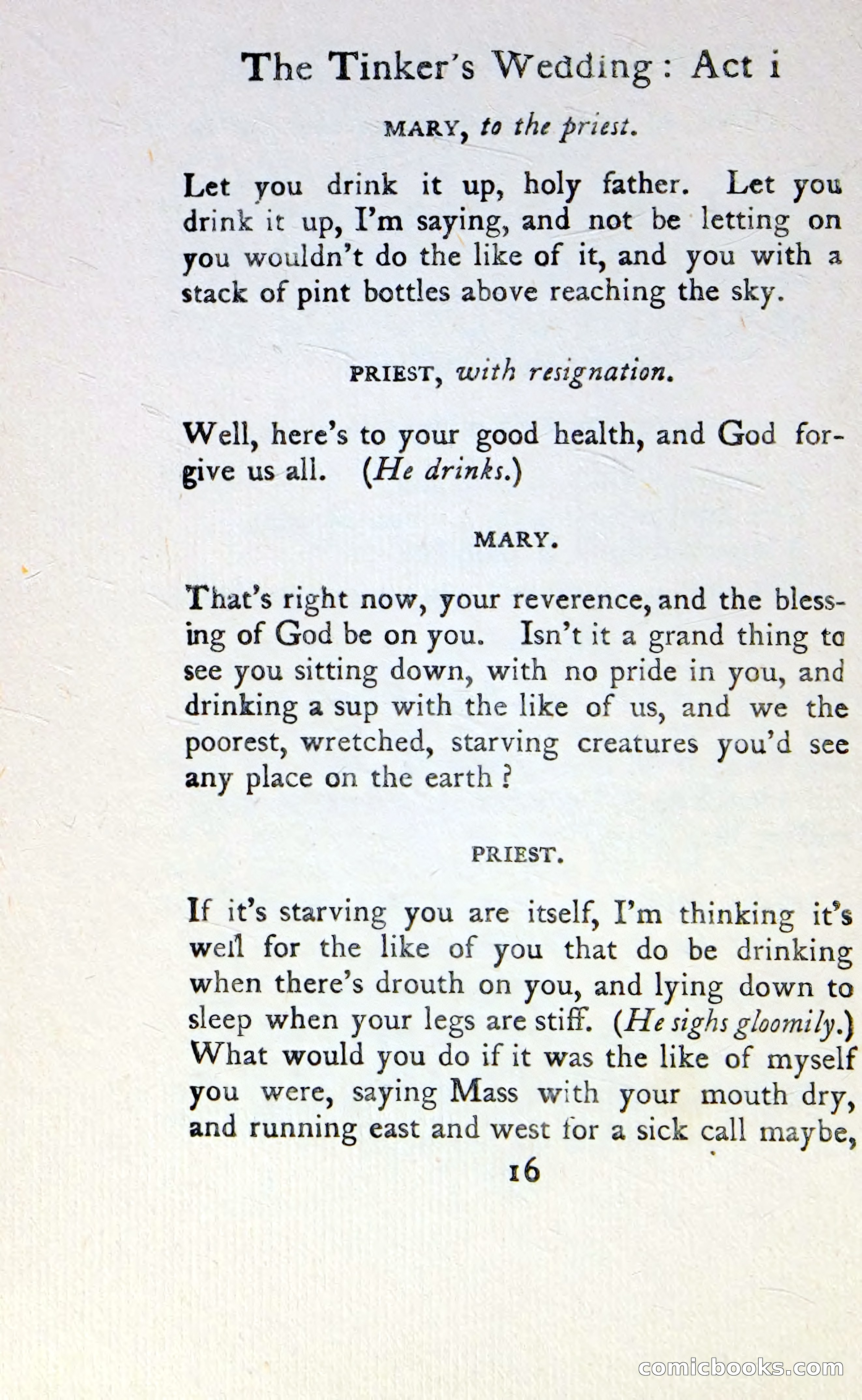 The Tinker's Wedding / Riders to the Sea / The Shadow of the Glen — page 33 of 148