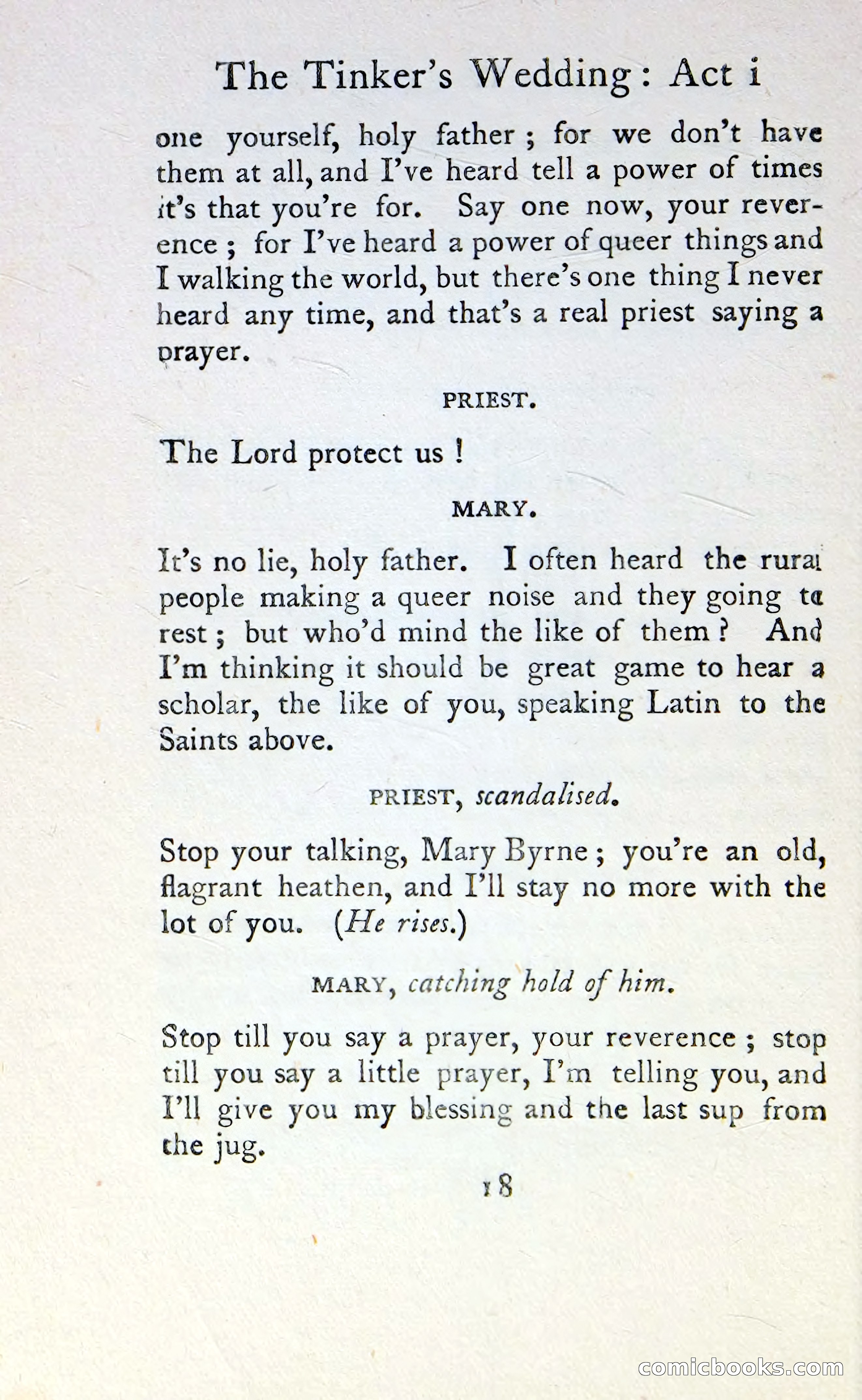 The Tinker's Wedding / Riders to the Sea / The Shadow of the Glen — page 35 of 148