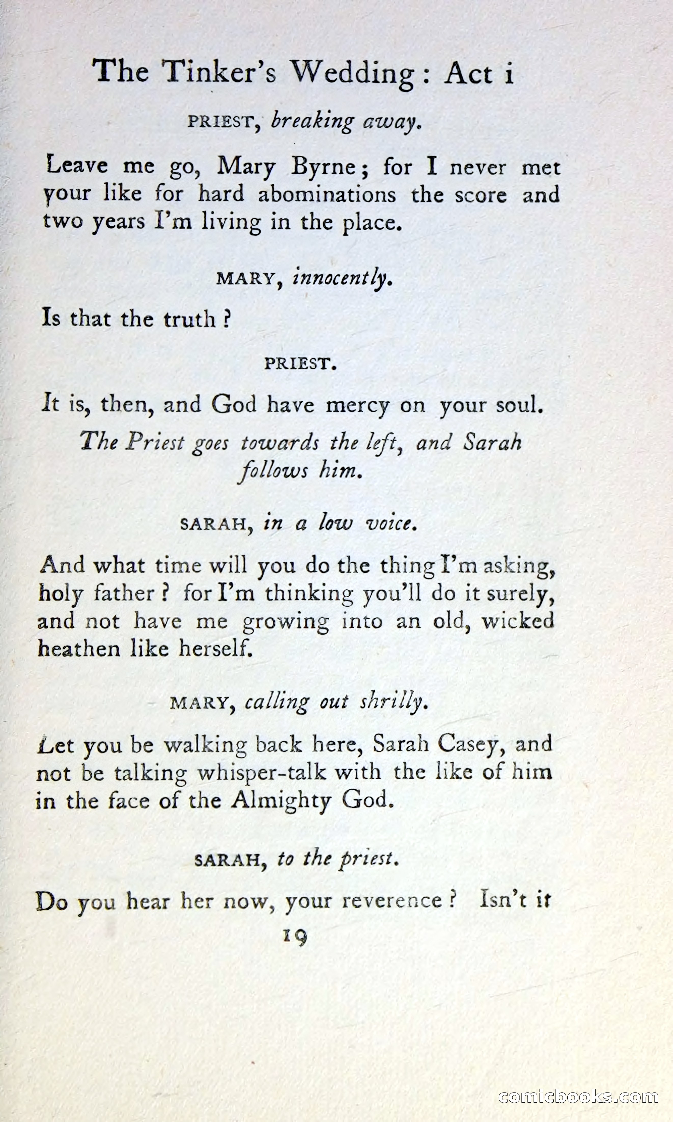 The Tinker's Wedding / Riders to the Sea / The Shadow of the Glen — page 36 of 148