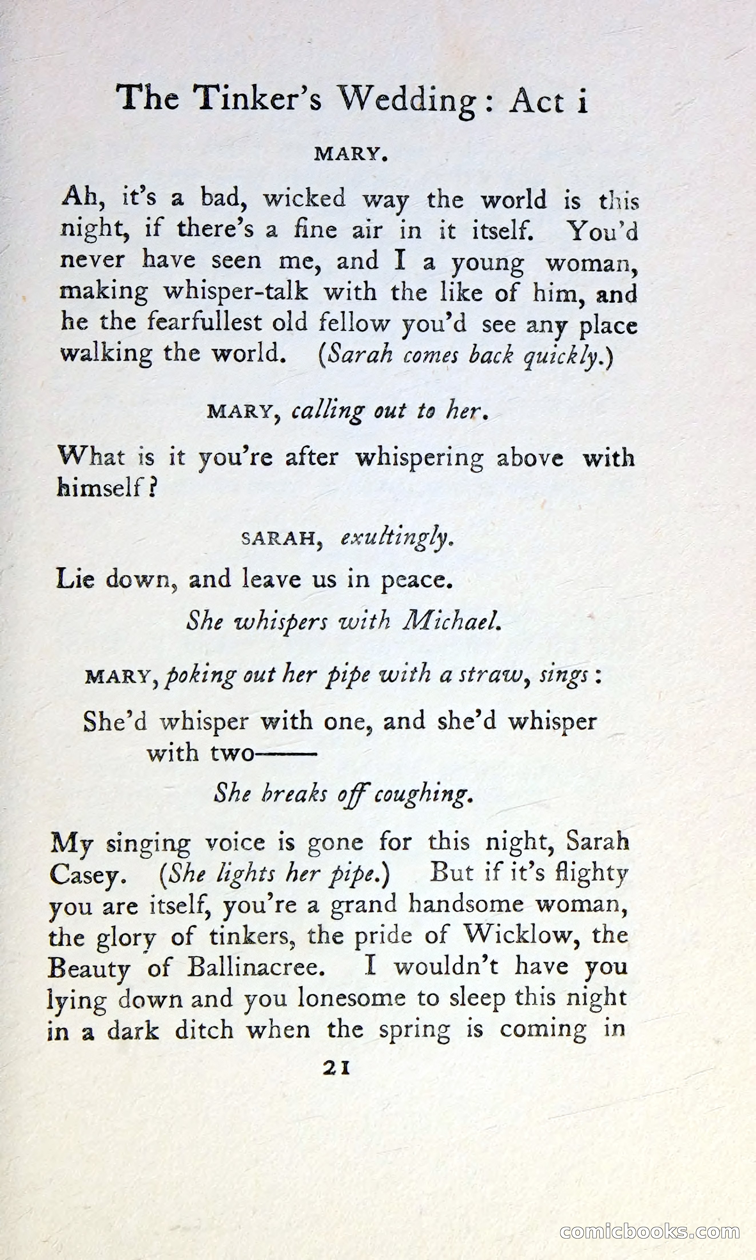 The Tinker's Wedding / Riders to the Sea / The Shadow of the Glen — page 38 of 148