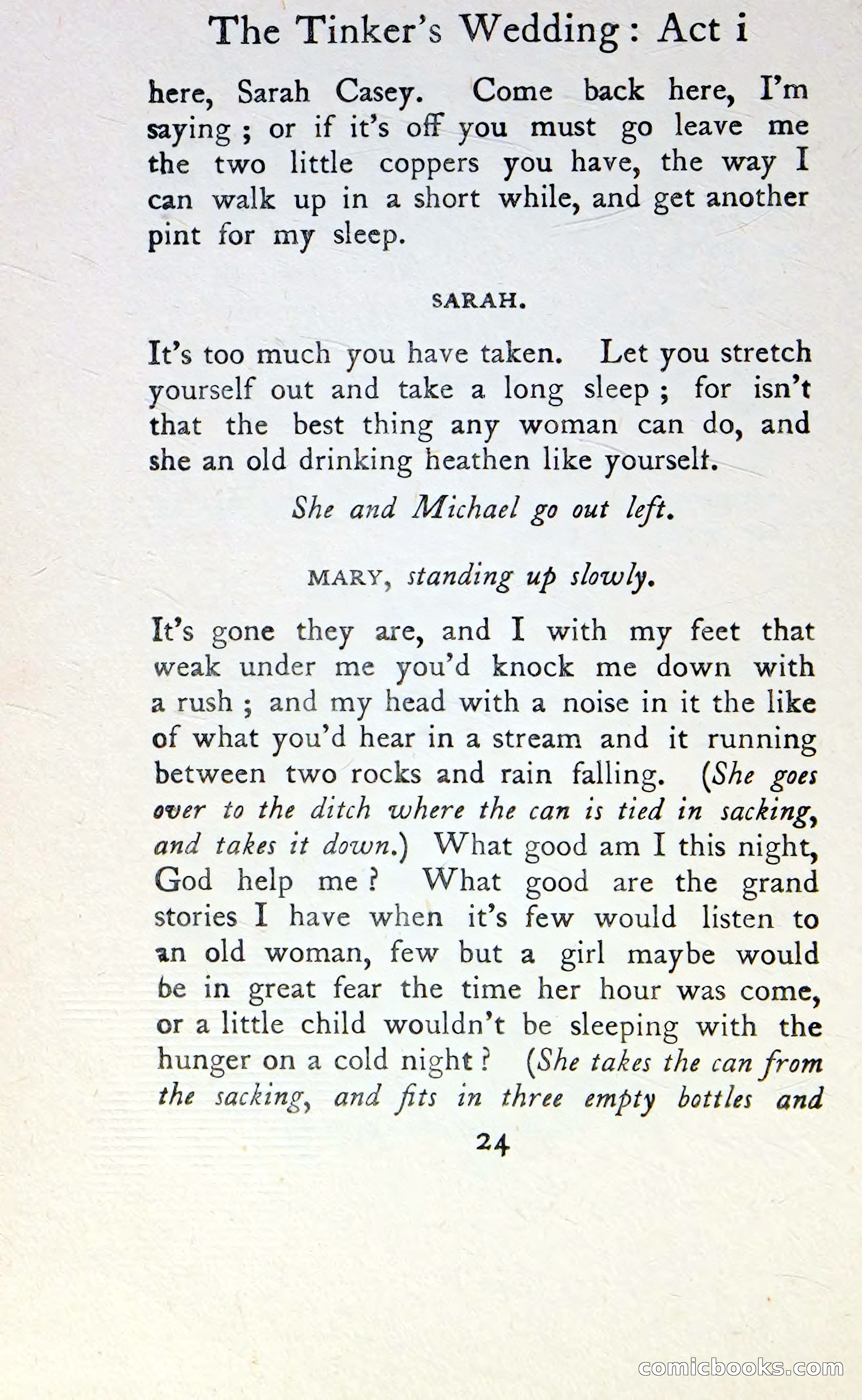 The Tinker's Wedding / Riders to the Sea / The Shadow of the Glen — page 41 of 148