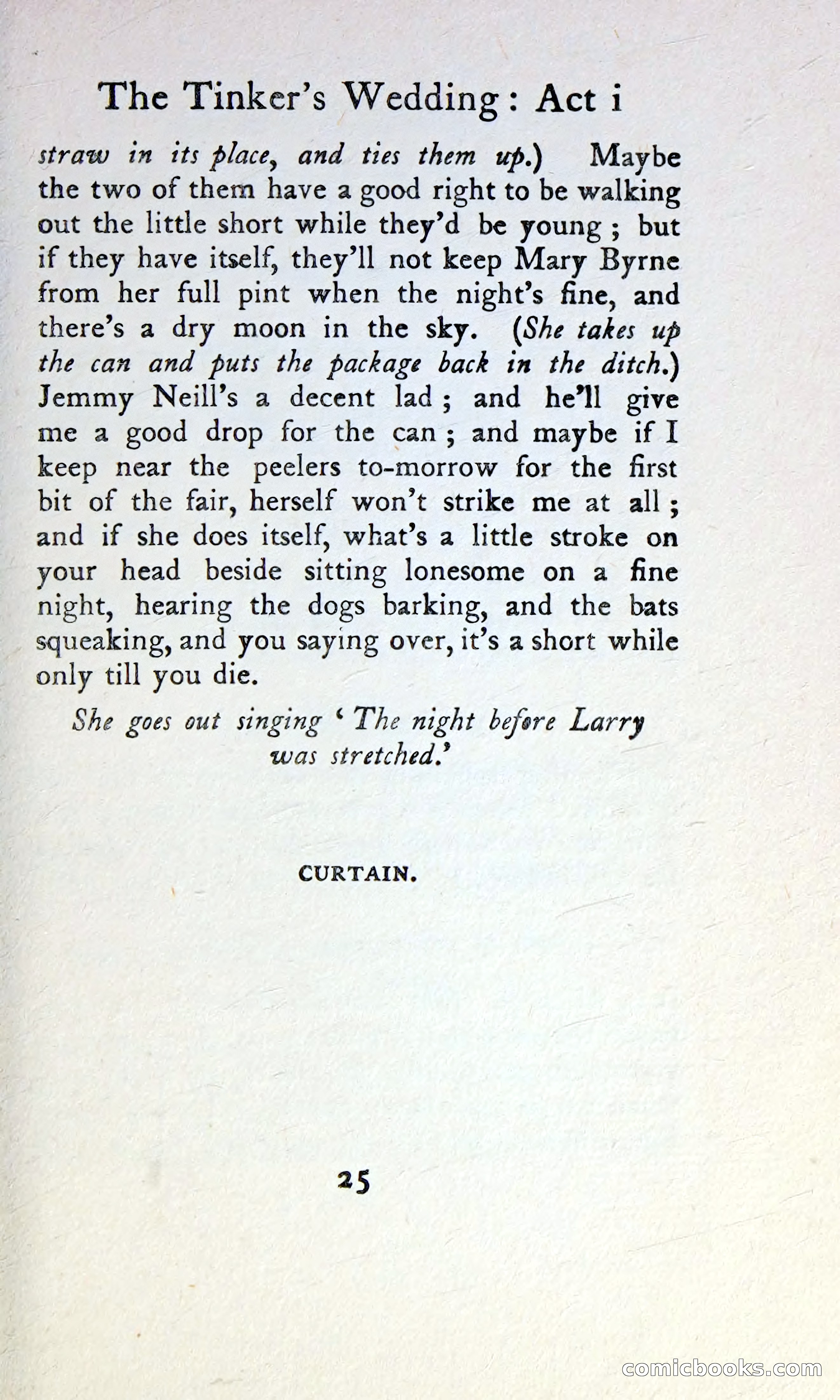 The Tinker's Wedding / Riders to the Sea / The Shadow of the Glen — page 42 of 148