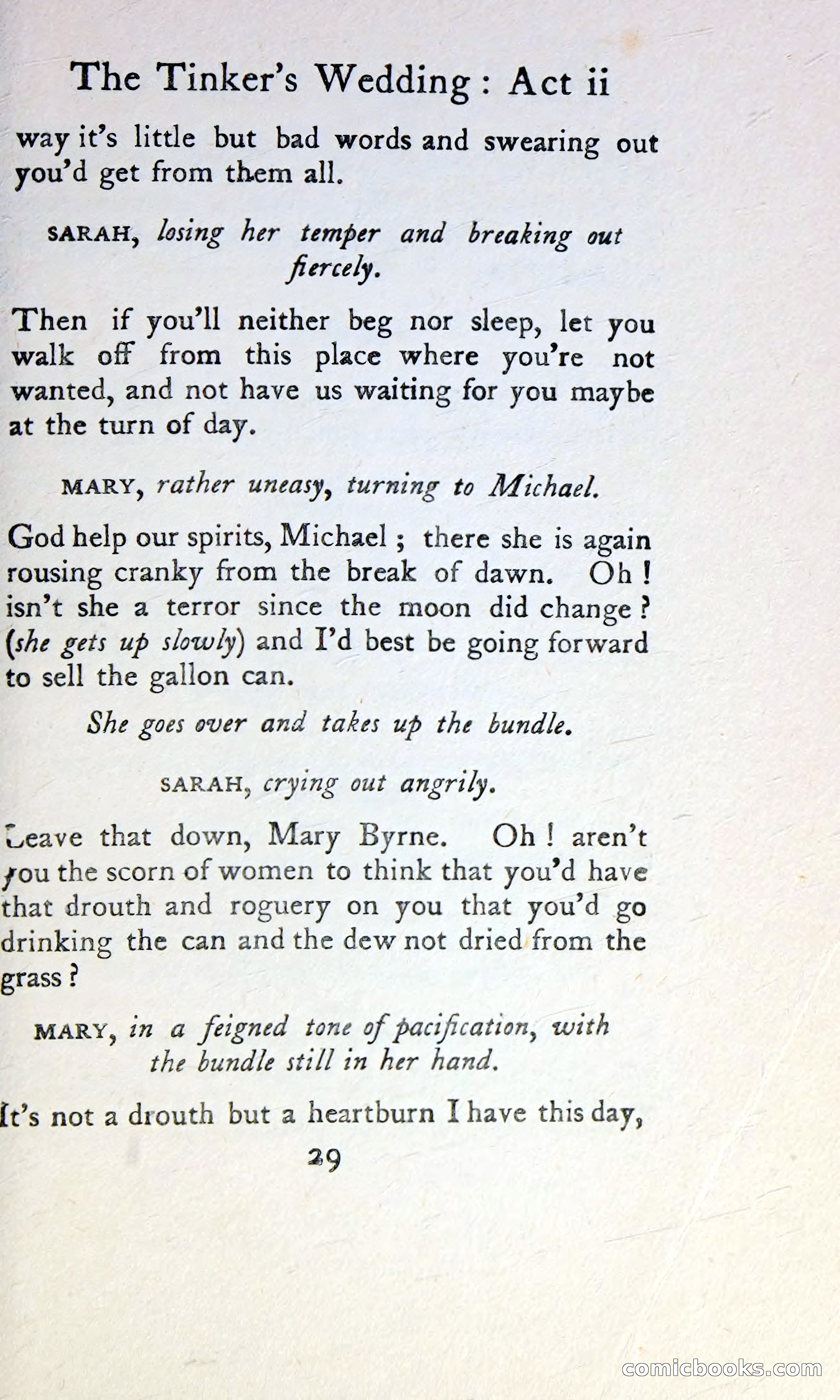 The Tinker's Wedding / Riders to the Sea / The Shadow of the Glen — page 46 of 148