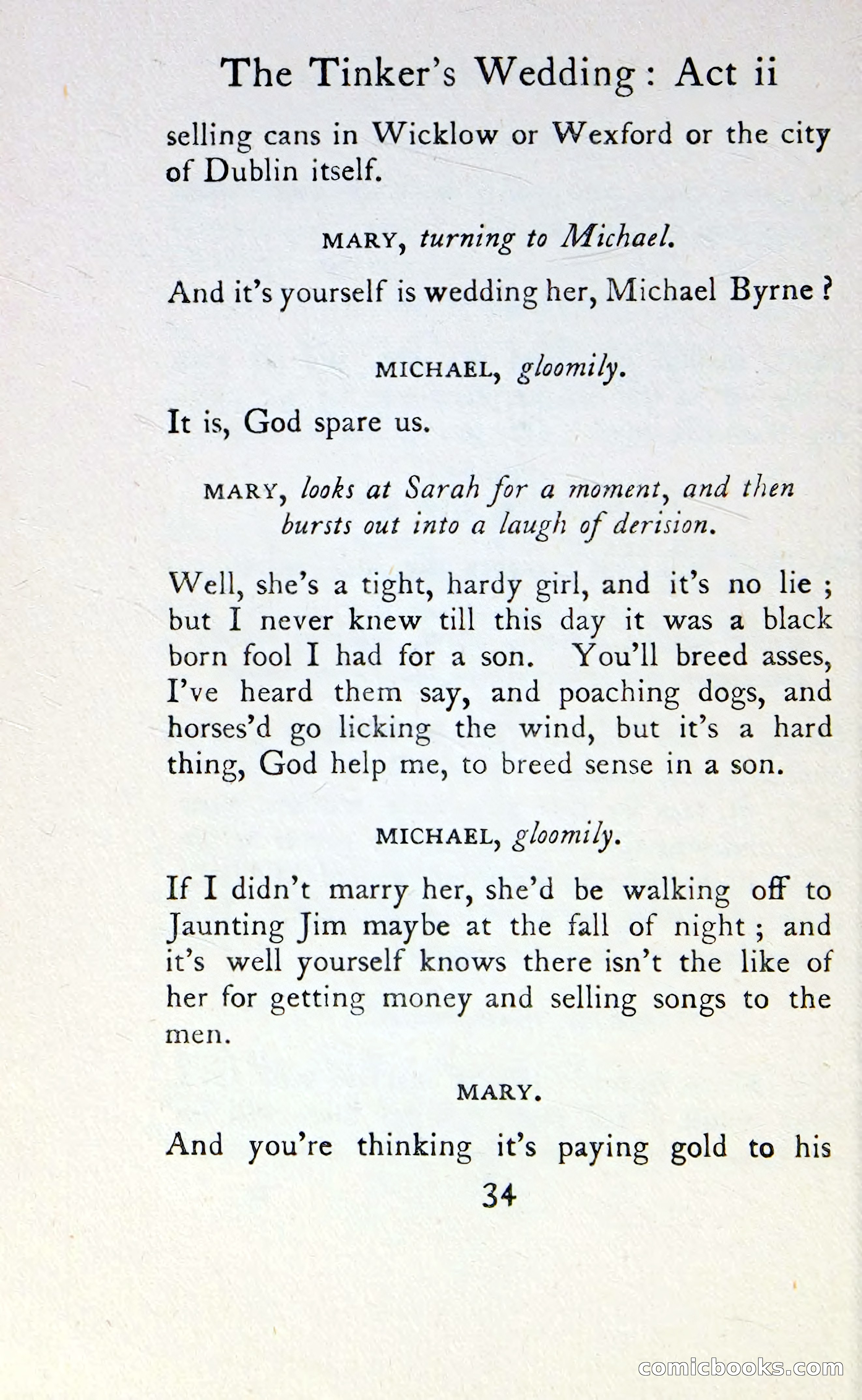 The Tinker's Wedding / Riders to the Sea / The Shadow of the Glen — page 51 of 148