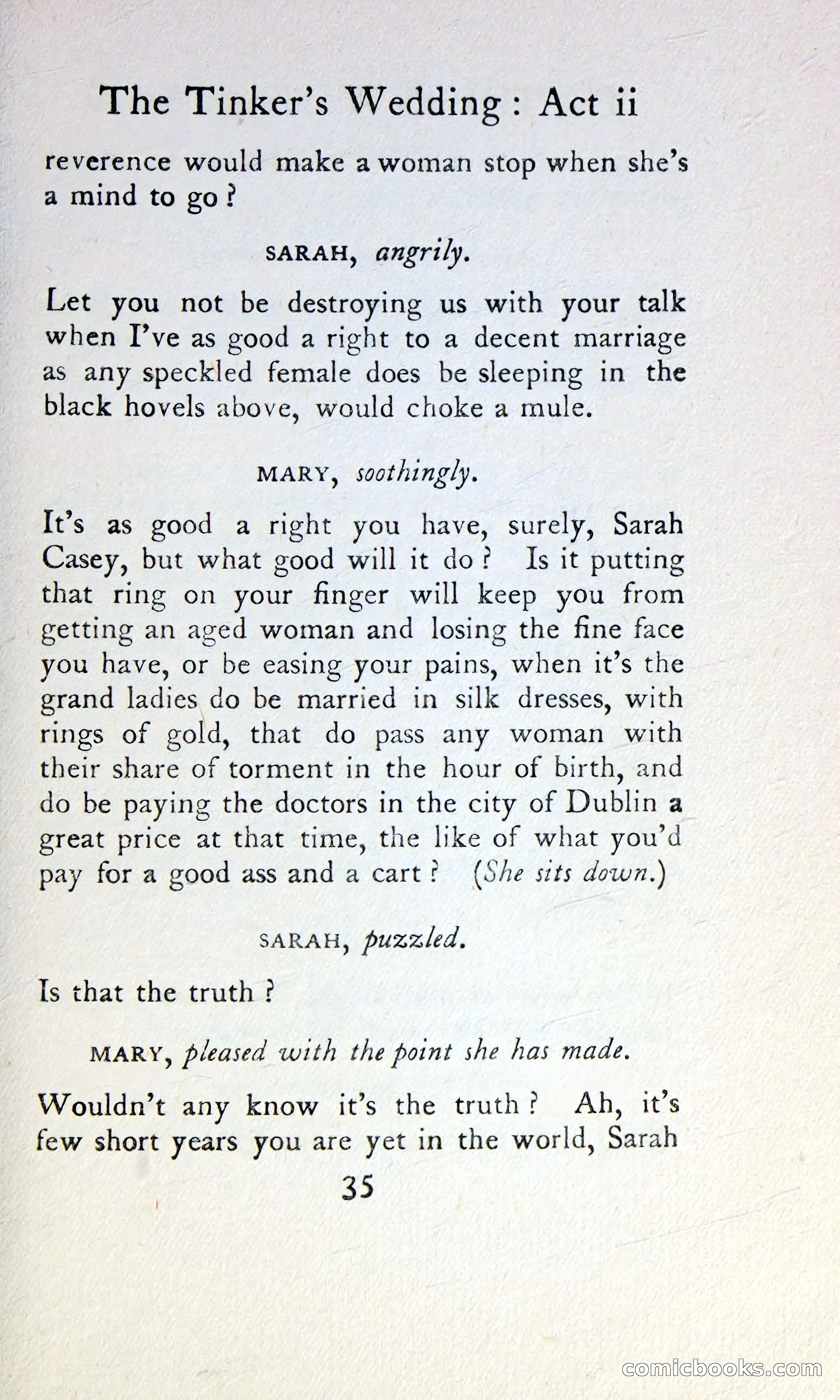 The Tinker's Wedding / Riders to the Sea / The Shadow of the Glen — page 52 of 148