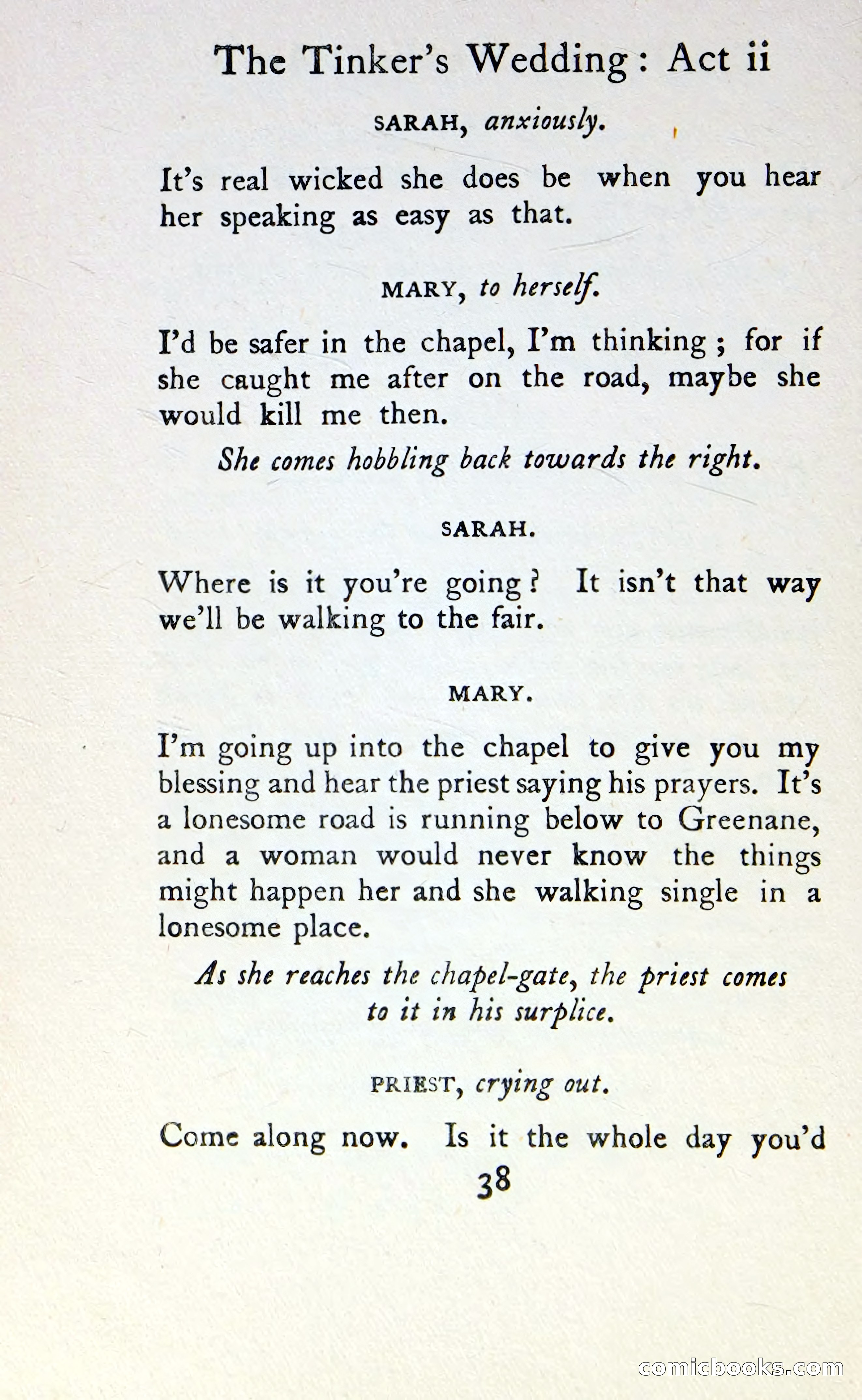 The Tinker's Wedding / Riders to the Sea / The Shadow of the Glen — page 55 of 148