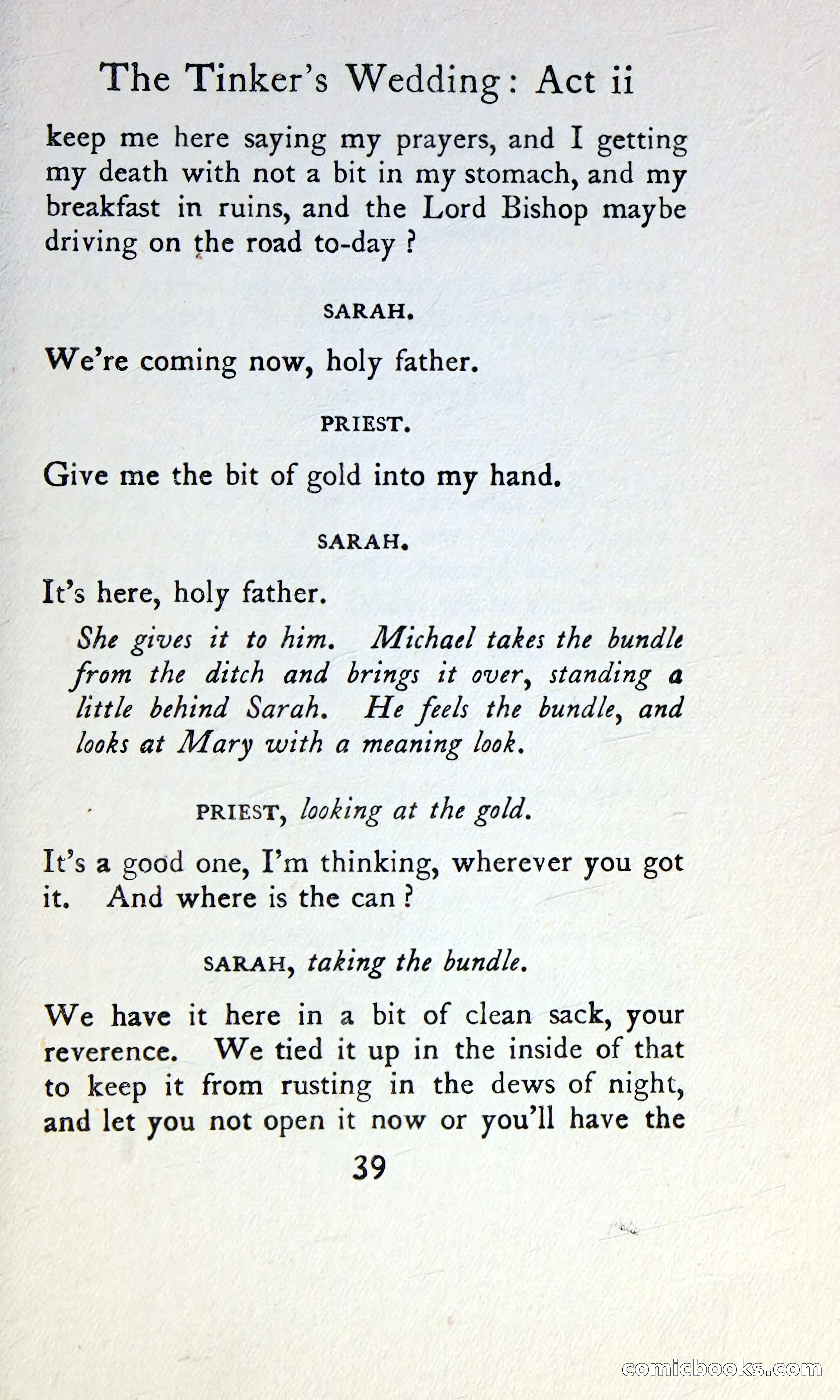 The Tinker's Wedding / Riders to the Sea / The Shadow of the Glen — page 56 of 148