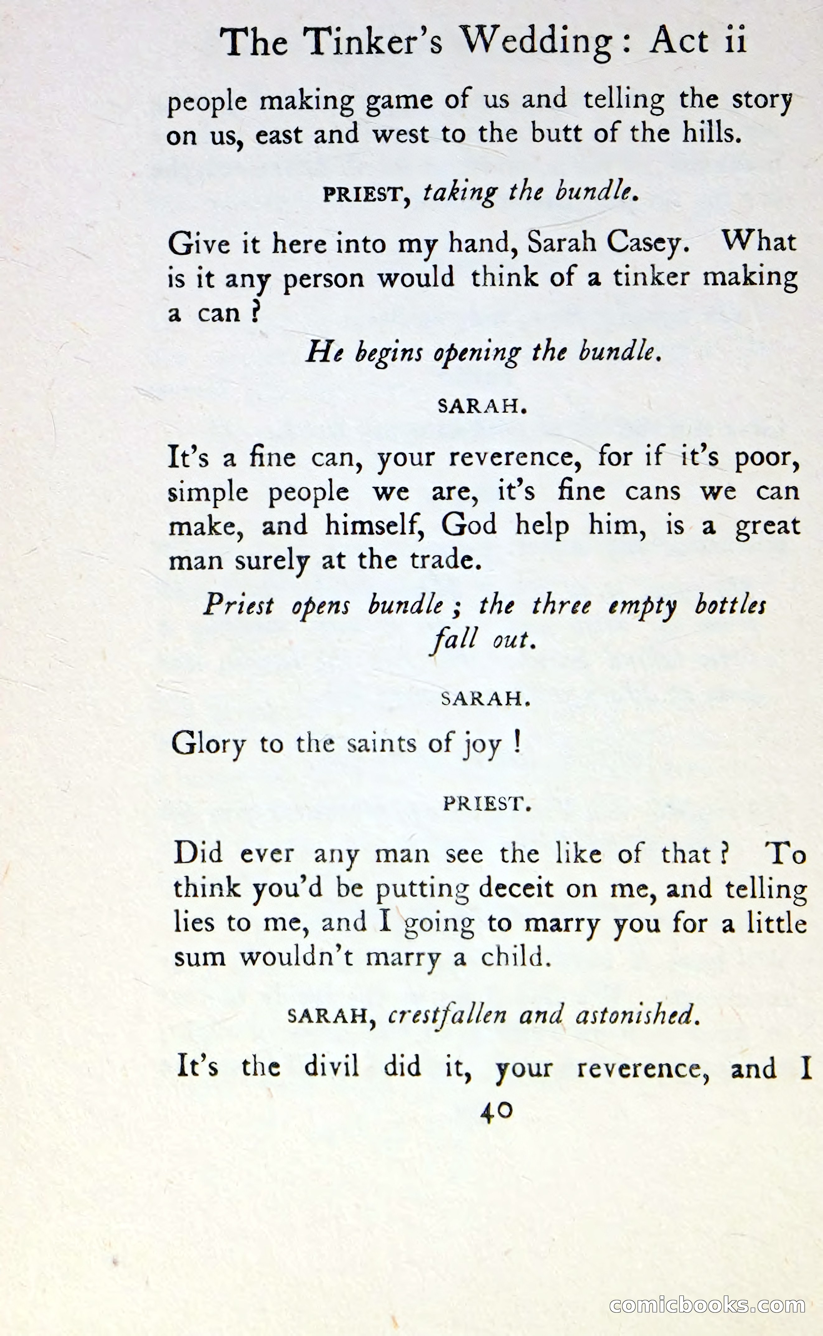 The Tinker's Wedding / Riders to the Sea / The Shadow of the Glen — page 57 of 148
