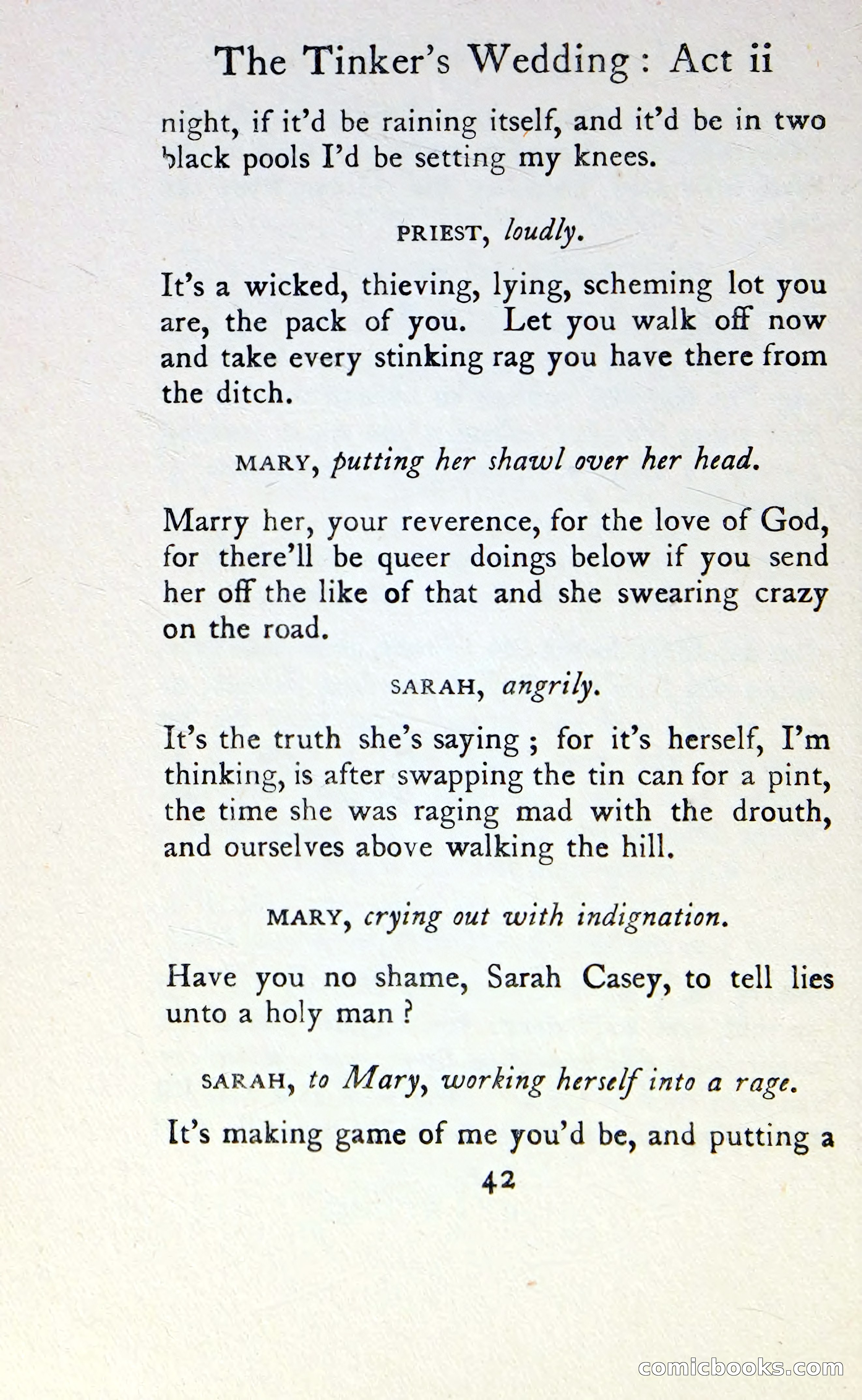 The Tinker's Wedding / Riders to the Sea / The Shadow of the Glen — page 59 of 148