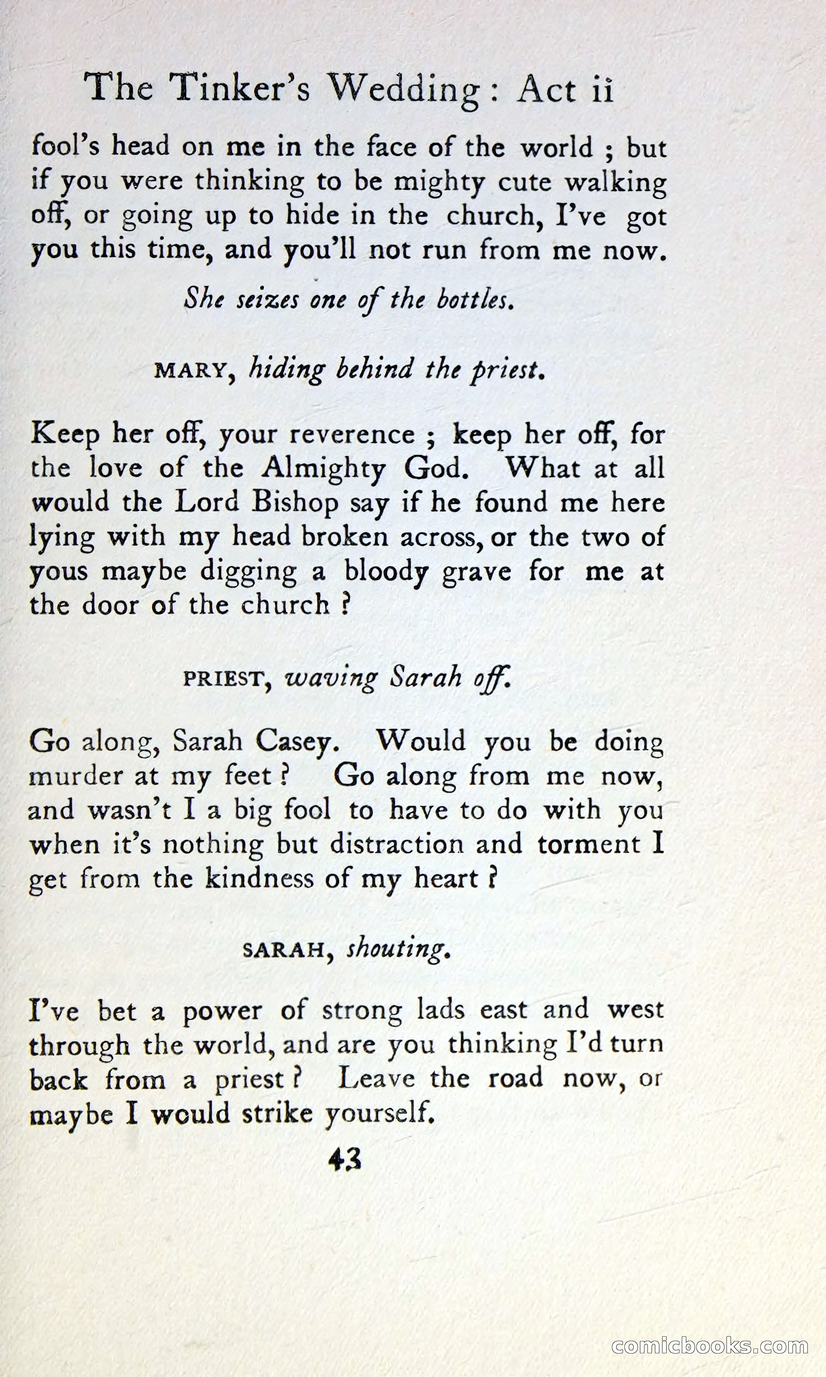 The Tinker's Wedding / Riders to the Sea / The Shadow of the Glen — page 60 of 148