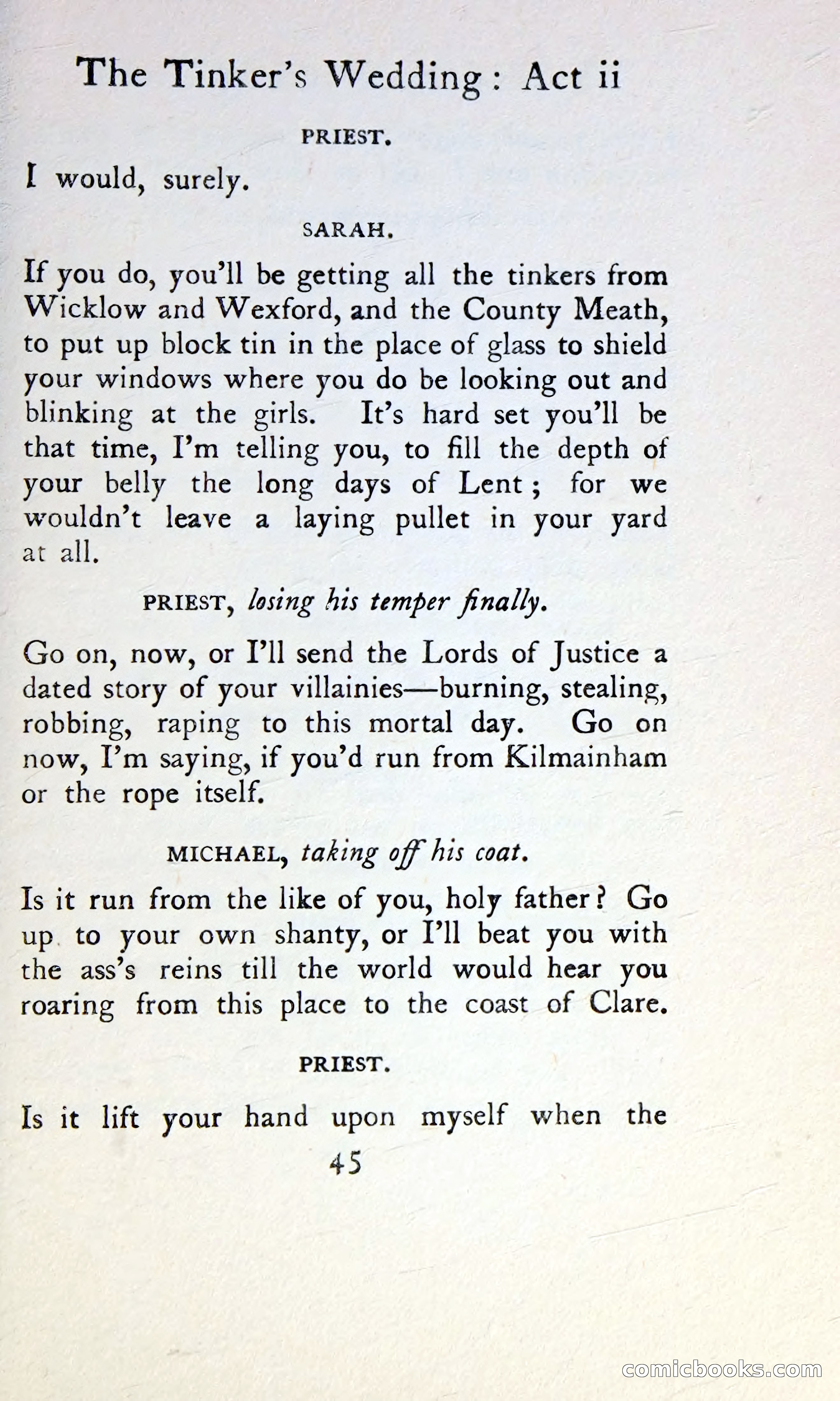 The Tinker's Wedding / Riders to the Sea / The Shadow of the Glen — page 62 of 148