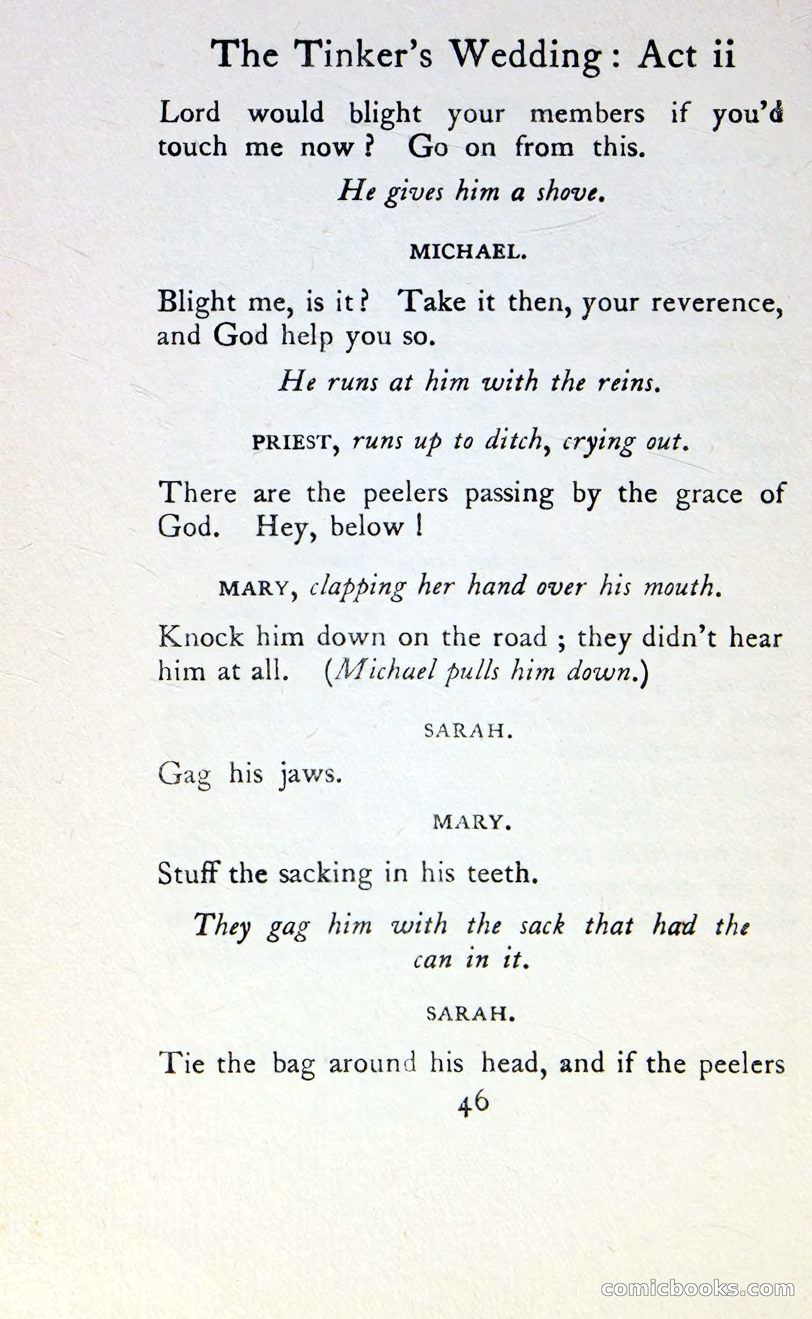 The Tinker's Wedding / Riders to the Sea / The Shadow of the Glen — page 63 of 148