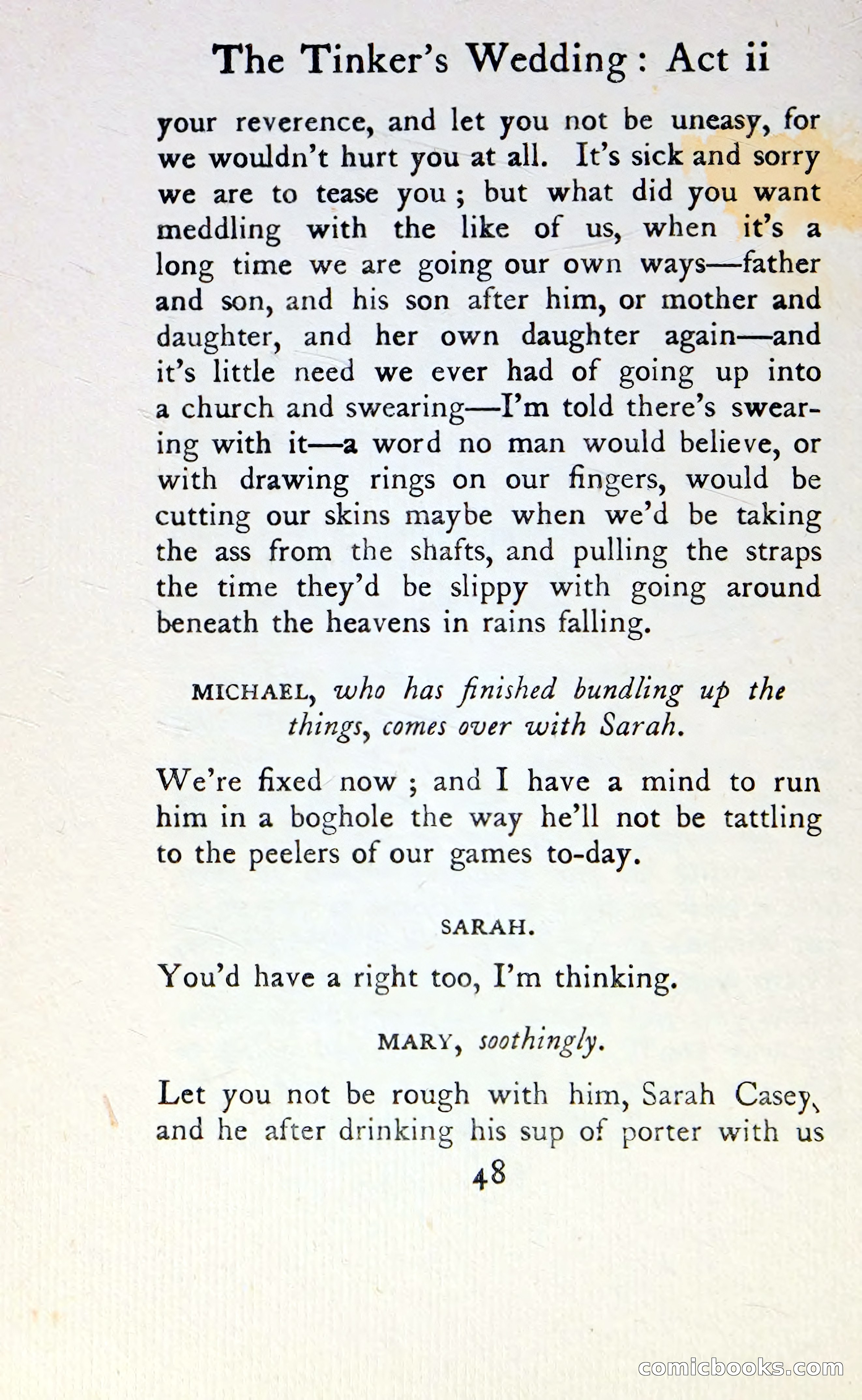 The Tinker's Wedding / Riders to the Sea / The Shadow of the Glen — page 65 of 148