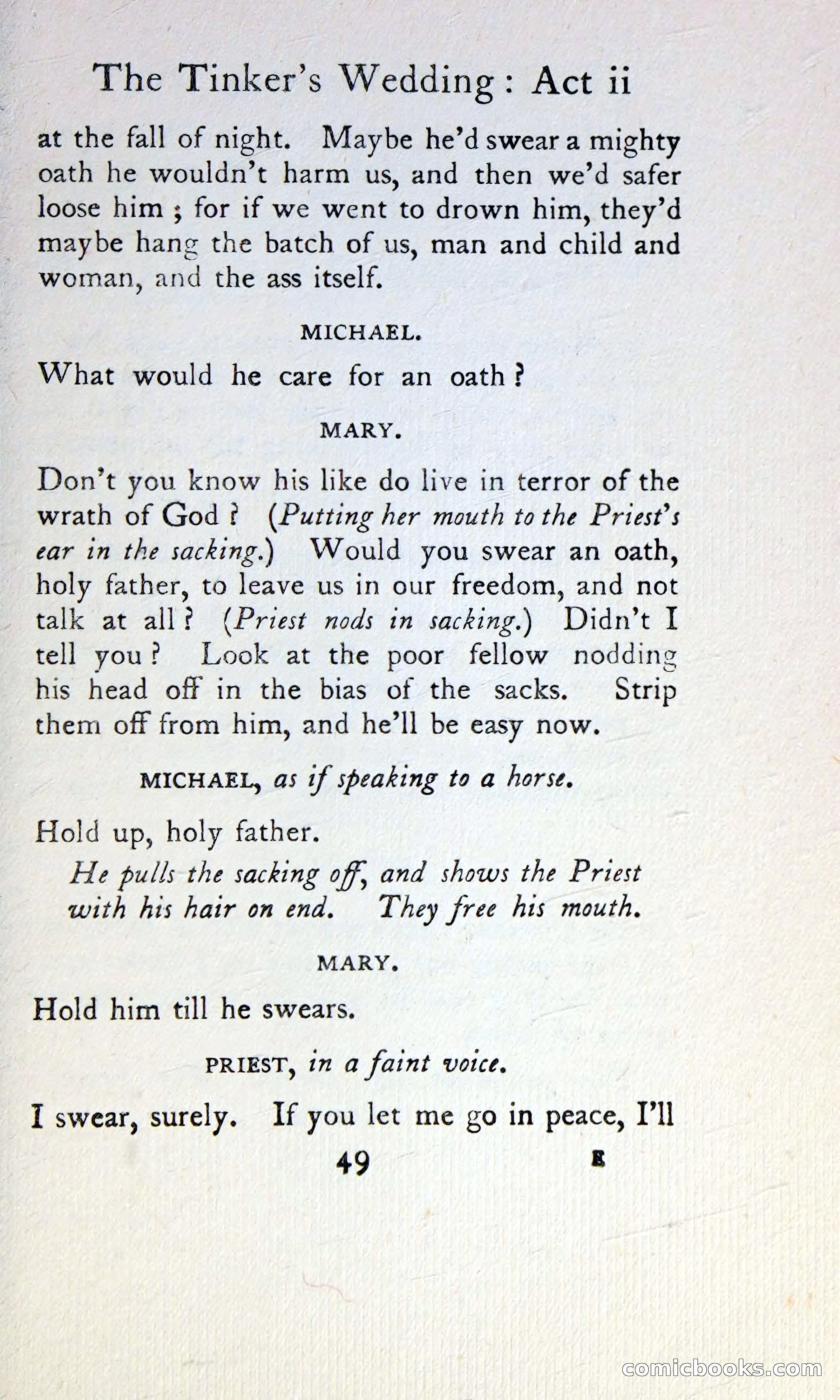 The Tinker's Wedding / Riders to the Sea / The Shadow of the Glen — page 66 of 148