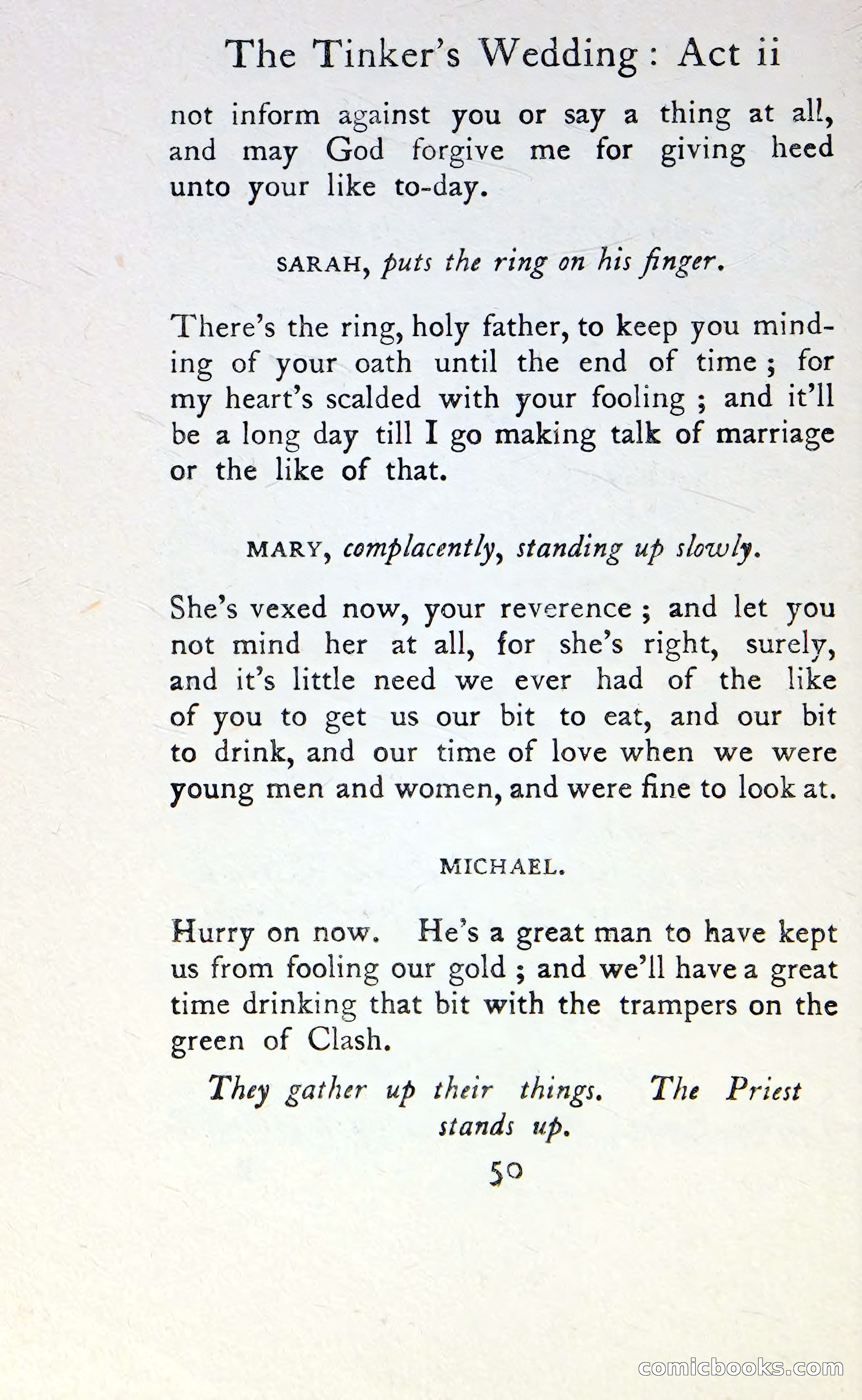 The Tinker's Wedding / Riders to the Sea / The Shadow of the Glen — page 67 of 148