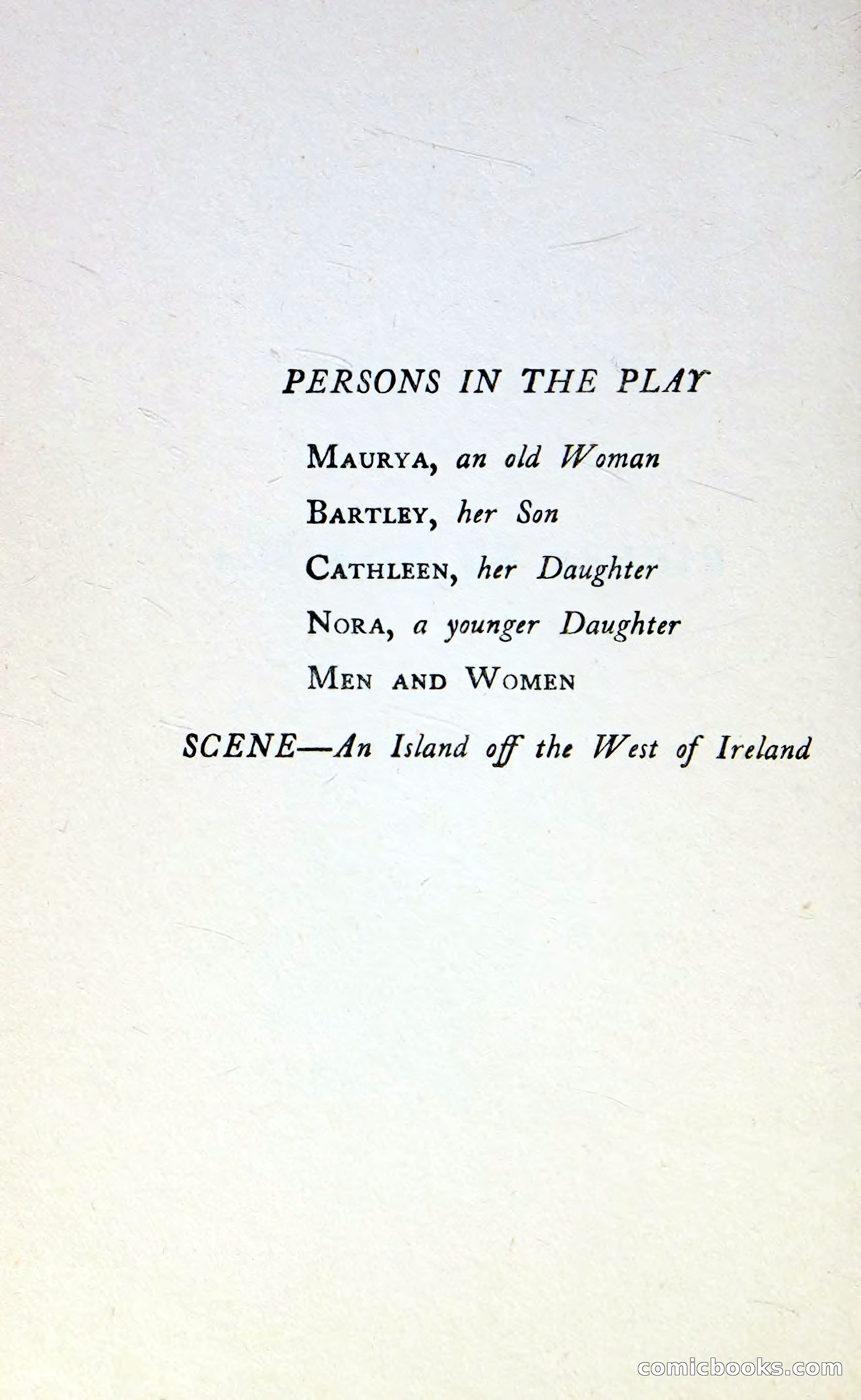 The Tinker's Wedding / Riders to the Sea / The Shadow of the Glen — page 71 of 148