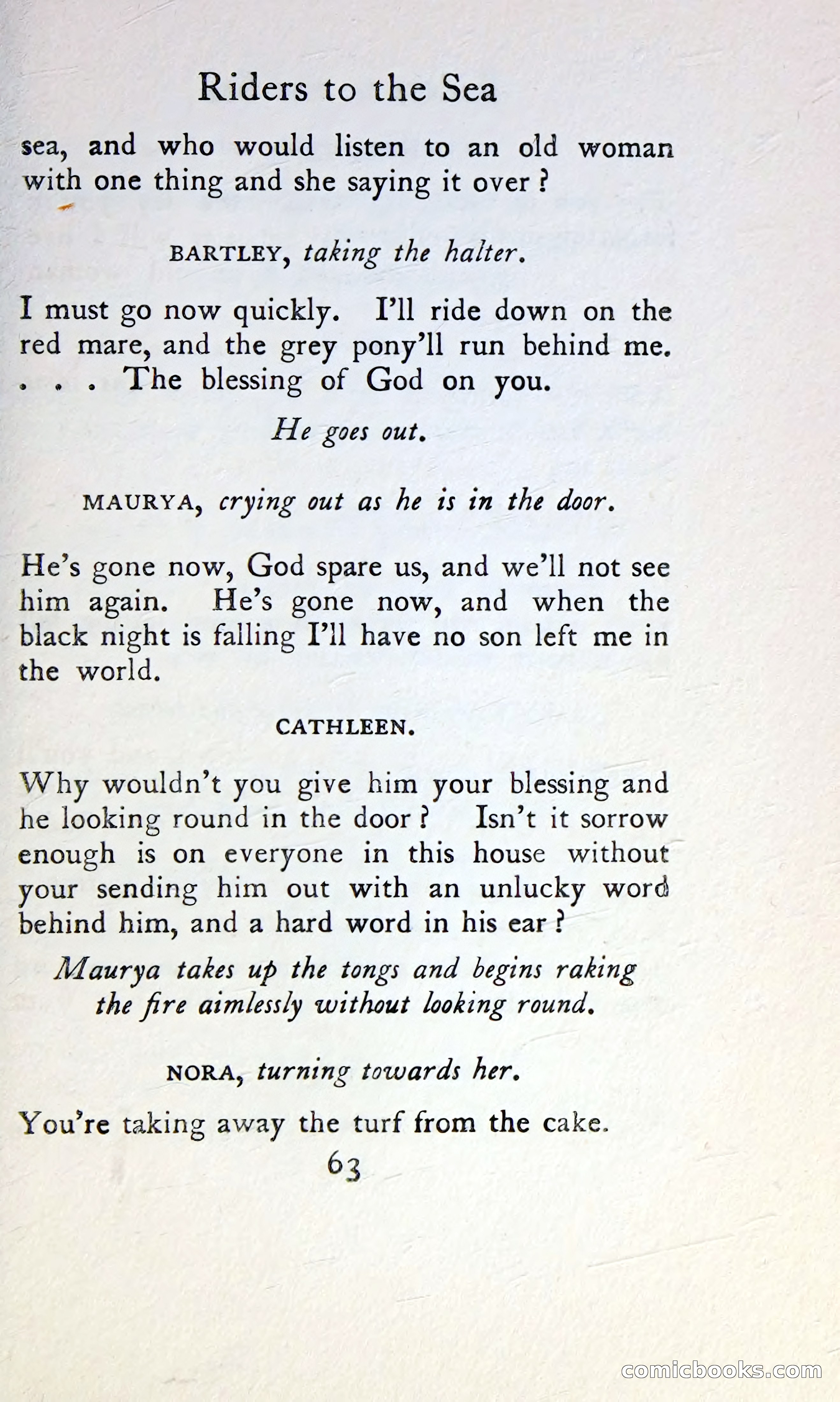 The Tinker's Wedding / Riders to the Sea / The Shadow of the Glen — page 80 of 148