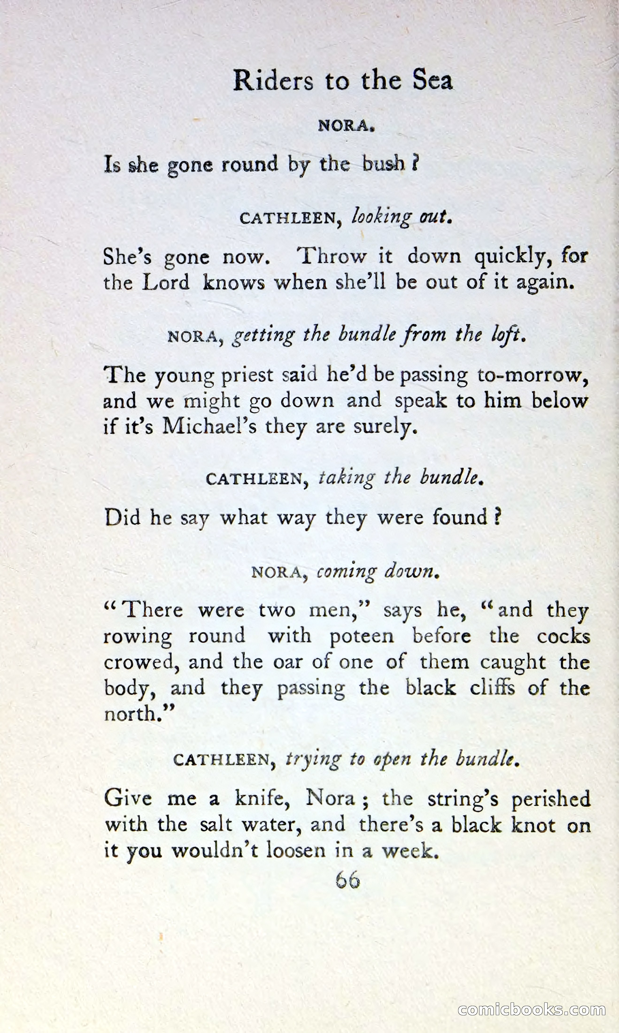 The Tinker's Wedding / Riders to the Sea / The Shadow of the Glen — page 83 of 148