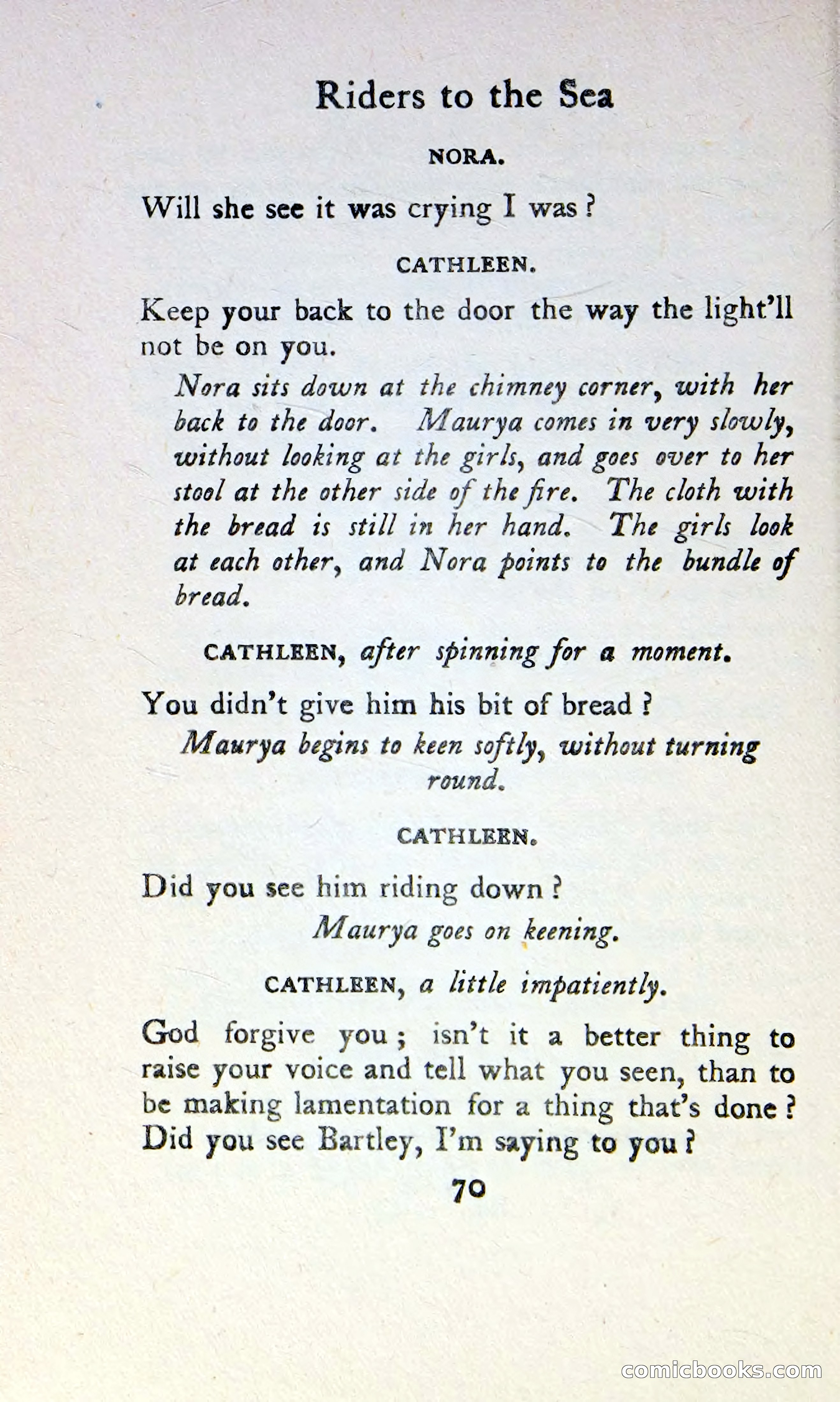 The Tinker's Wedding / Riders to the Sea / The Shadow of the Glen — page 87 of 148