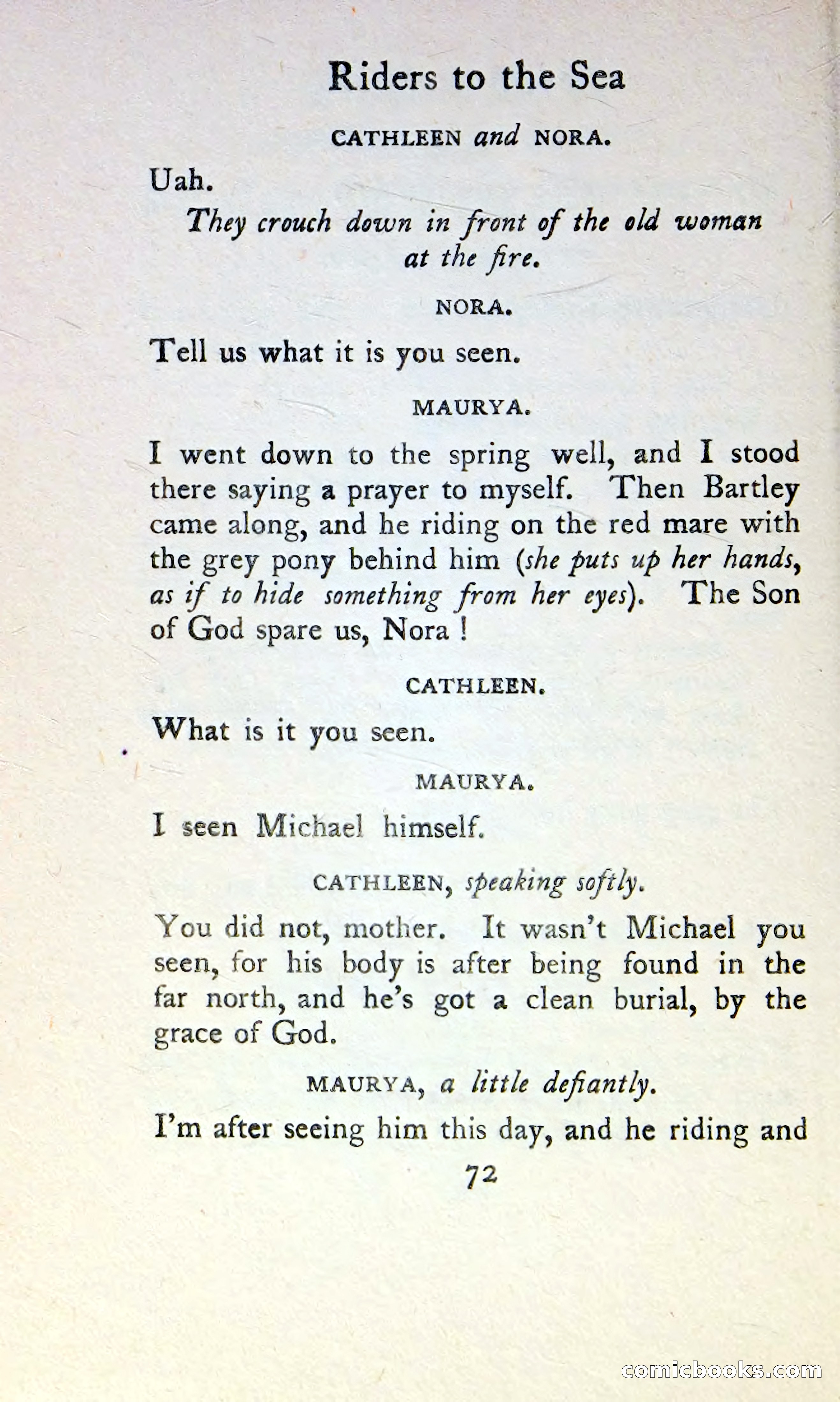 The Tinker's Wedding / Riders to the Sea / The Shadow of the Glen — page 89 of 148